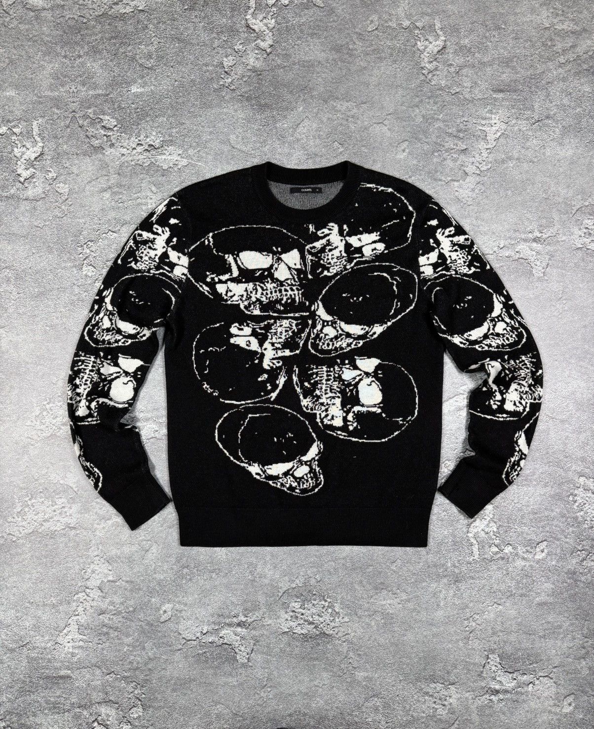 If Six Was Nine Colin's Skulls Knitted Sweater Size M Avant Garde Owens Size US M / EU 48-50 / 2 - 1 Thumbnail
