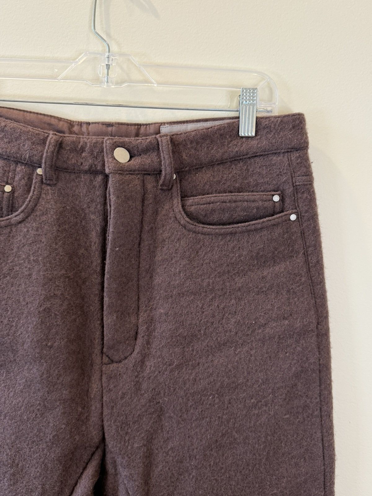 Rick Owens Wool “COLLAPSE JEANS” Size US 31 - 3 Thumbnail