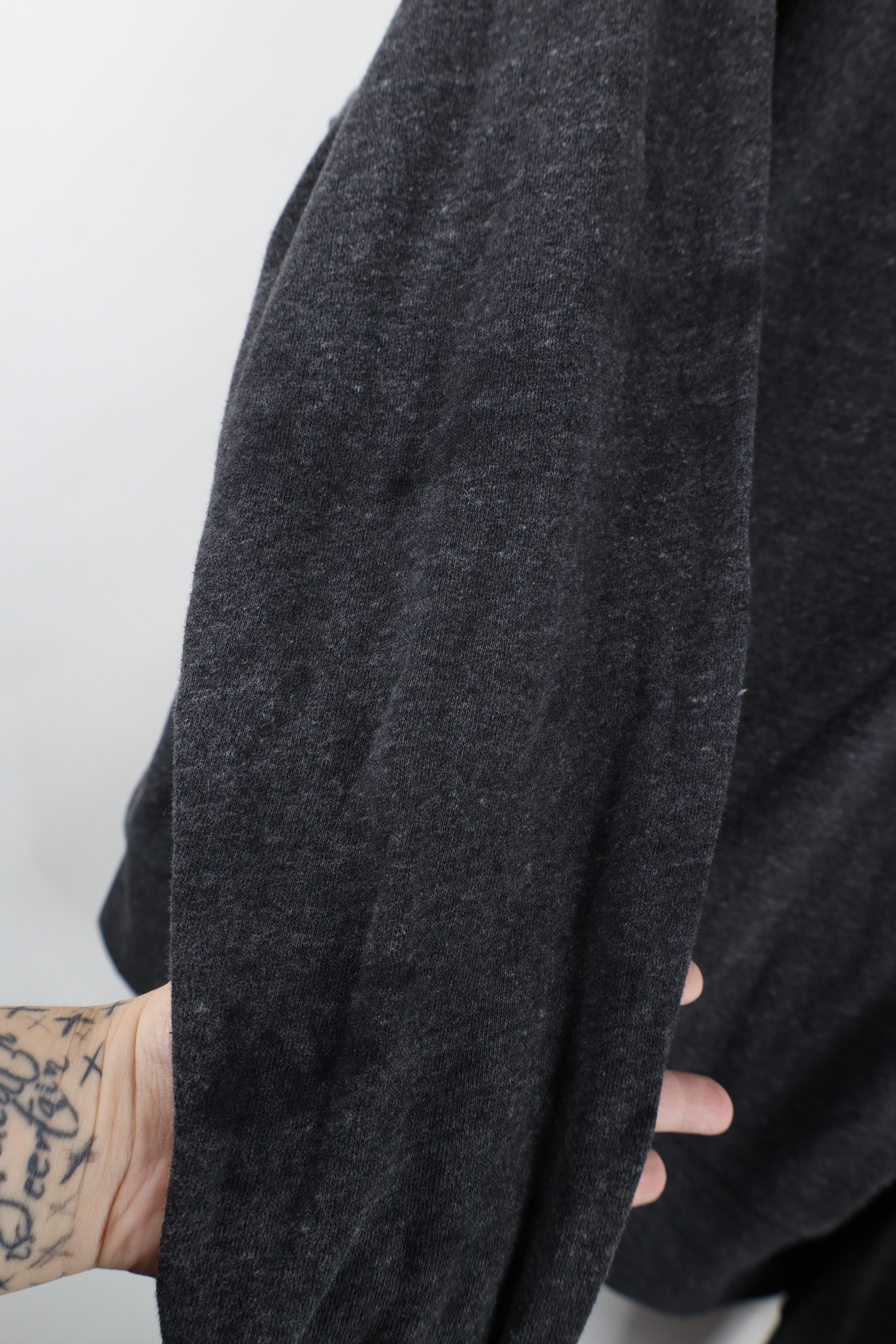J.Crew J Crew Vintage Fleece Blank Crewneck Sweatshirt Dark Gray Size US L / EU 52-54 / 3 - 5 Thumbnail