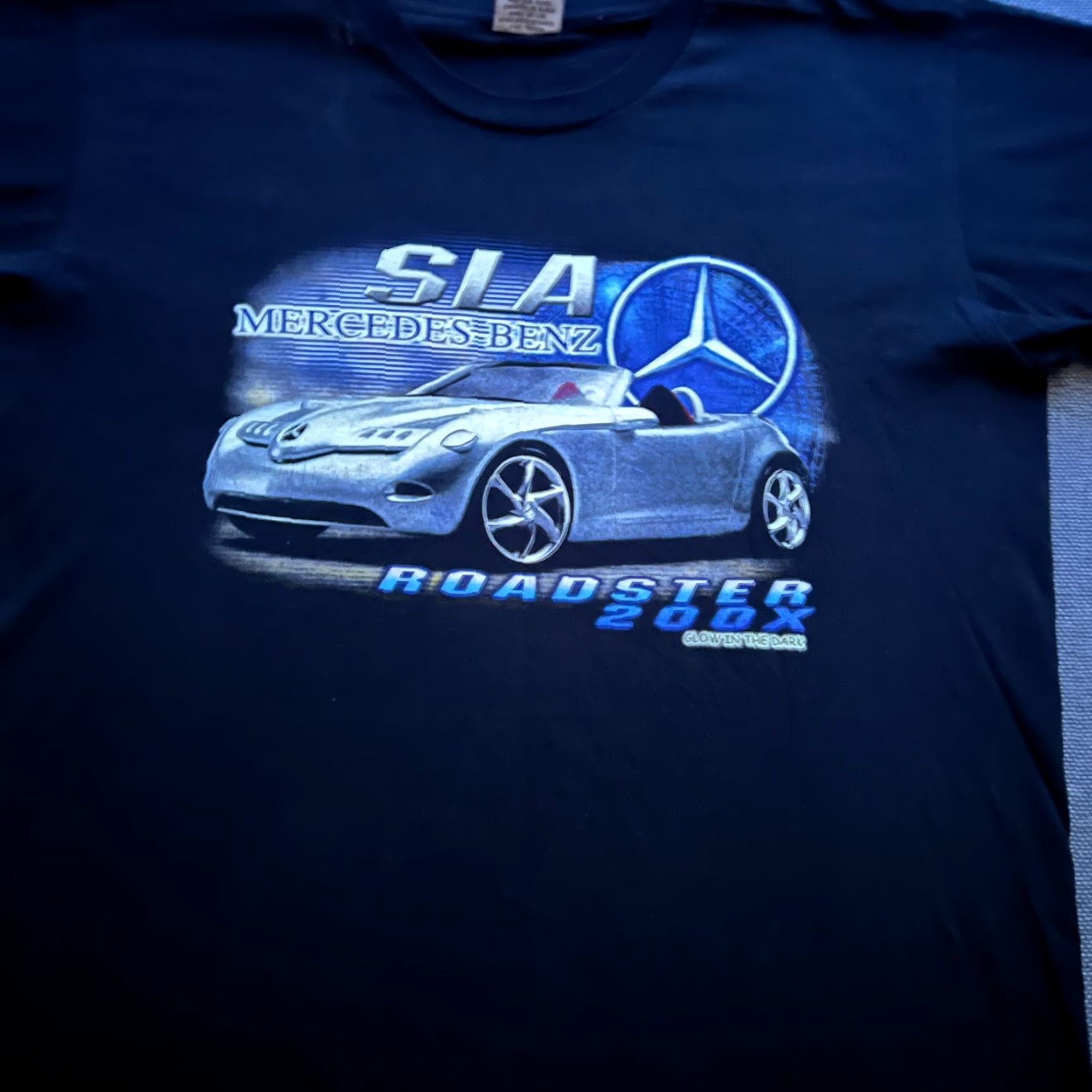 Mercedes-Benz VINTAGE Mercedes-Benz Vision SLA Concept Car Shirt L Mens Black Short Sleeve Cup? Size US L / EU 52-54 / 3 - 3 Thumbnail