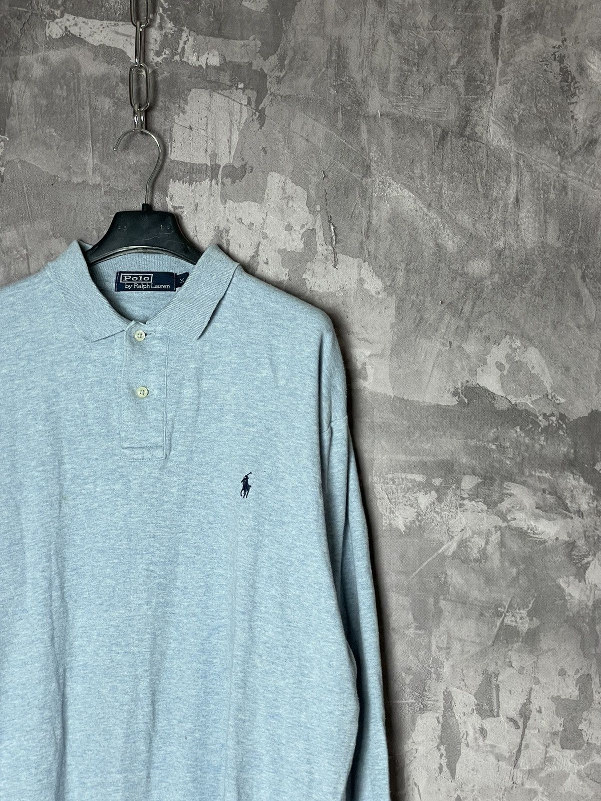 Polo Ralph Lauren × Vintage Vintage Polo Ralph Lauren Small Logo Basic Rugby Long Sleeve Size US M / EU 48-50 / 2 - 3 Thumbnail