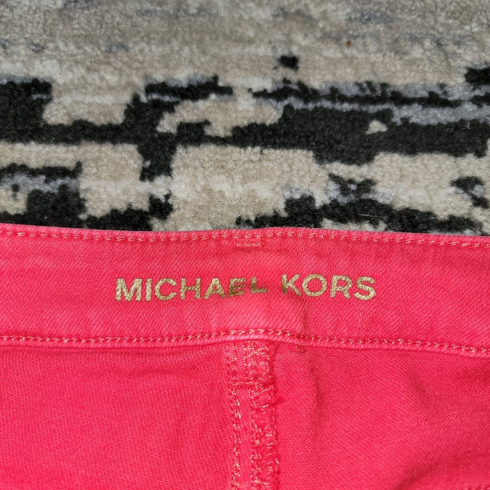 Michael Kors MICHAEL KORS Sea coral izzy skinny jeans - 4 PULL Size 28" / US 6 / IT 42 - 9 Thumbnail