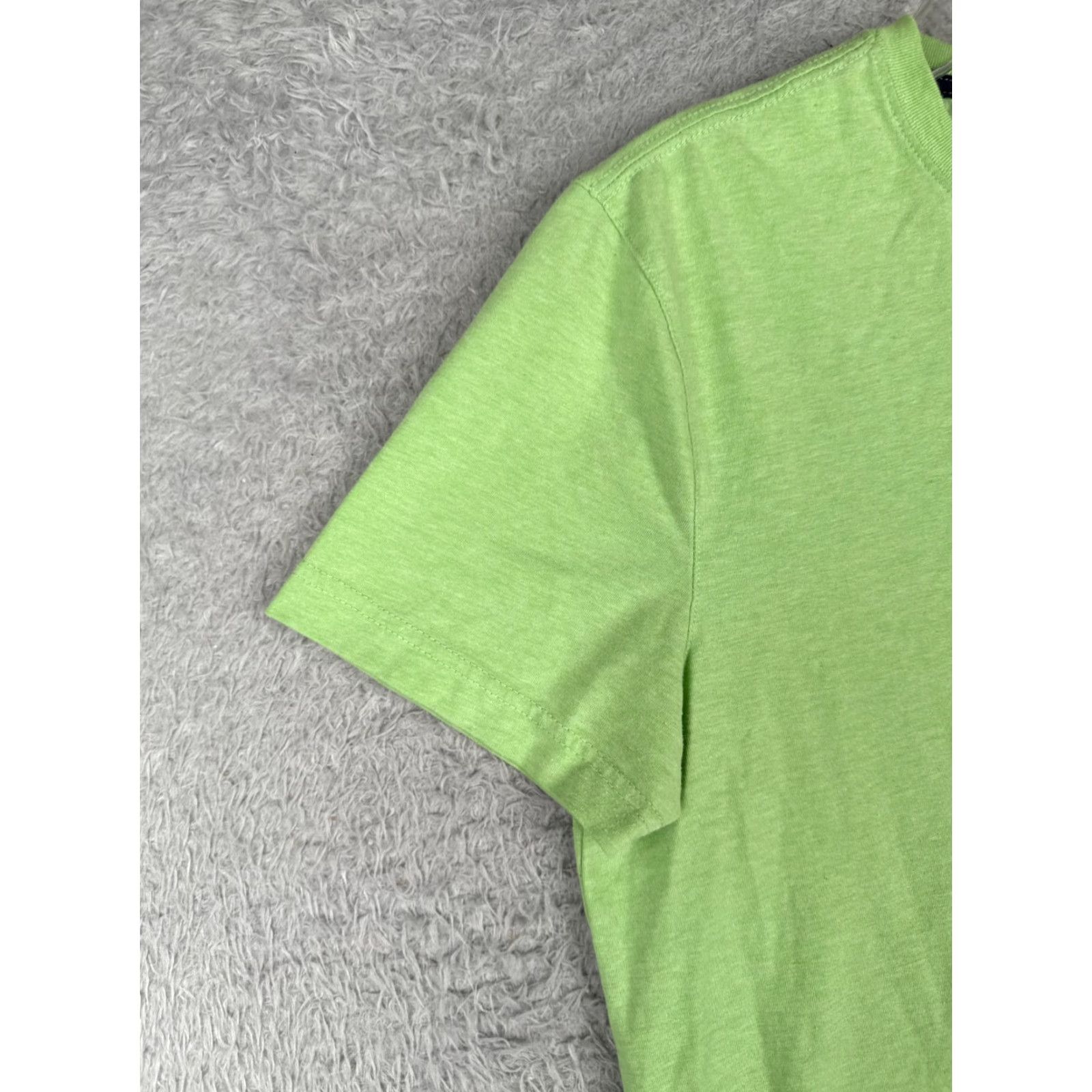 Tommy Hilfiger Tommy Hilfiger Shirt Men Small Petite Green Crew Neck Cotton Blend Short Sleeve Shirt Size US S / EU 44-46 / 1 - 3 Thumbnail
