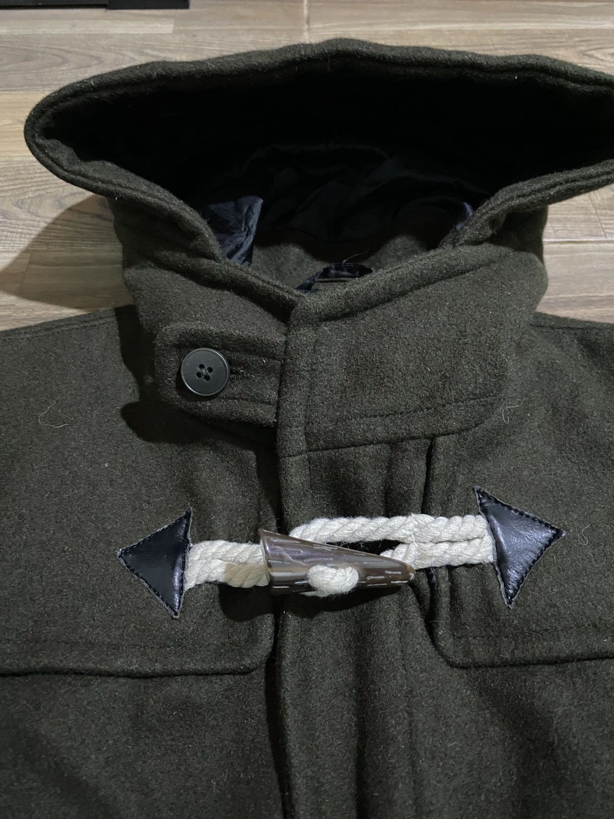 Tete Homme KAZUTAKA KATOH TETE DUE HOMME DUFFLE WOOL JACKET Size US M / EU 48-50 / 2 - 6 Thumbnail