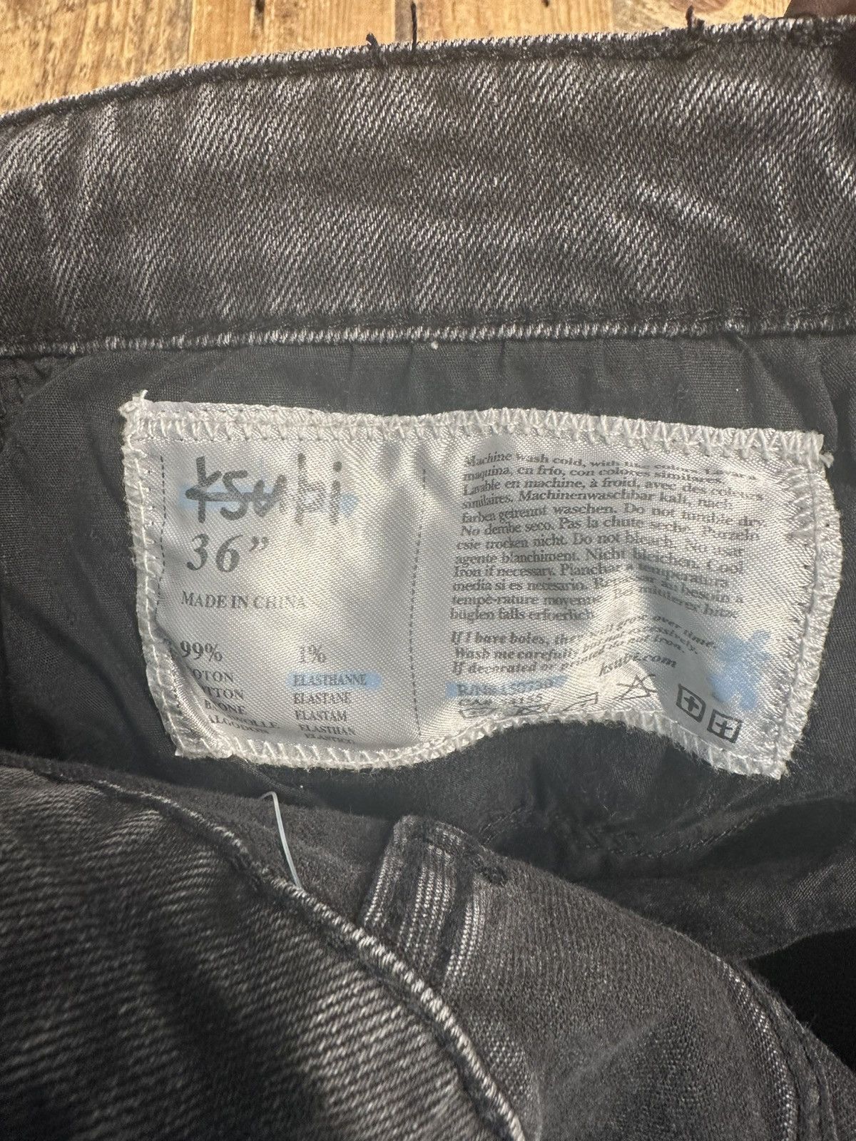 Ksubi Ksubi Knee + Patch Black Denim Jeans Size 36 Size US 36 / EU 52 - 5 Thumbnail