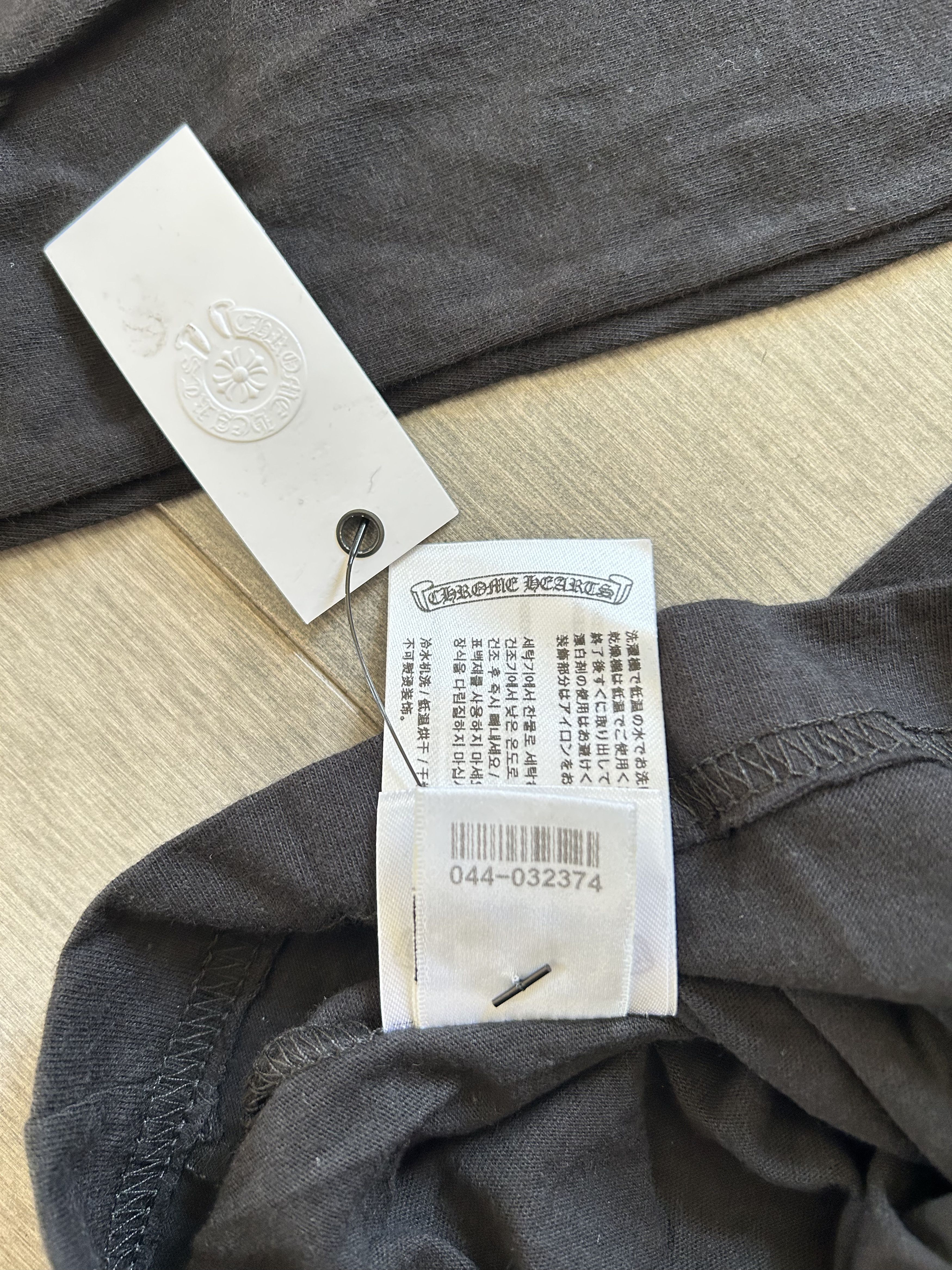 Chrome Hearts Chrome Hearts Horse Shoe Miami Exclusive LS Pocket Tee Black Size US S / EU 44-46 / 1 - 7 Thumbnail