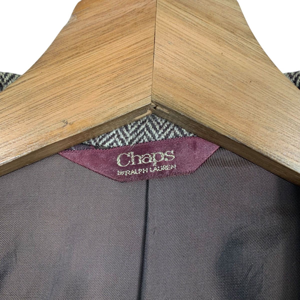 Chaps Ralph Lauren 90’s CHAPS RALPH LAUREN Herringbone Wool Blazers #2105-C92 Size US M / EU 48-50 / 2 - 13 Thumbnail