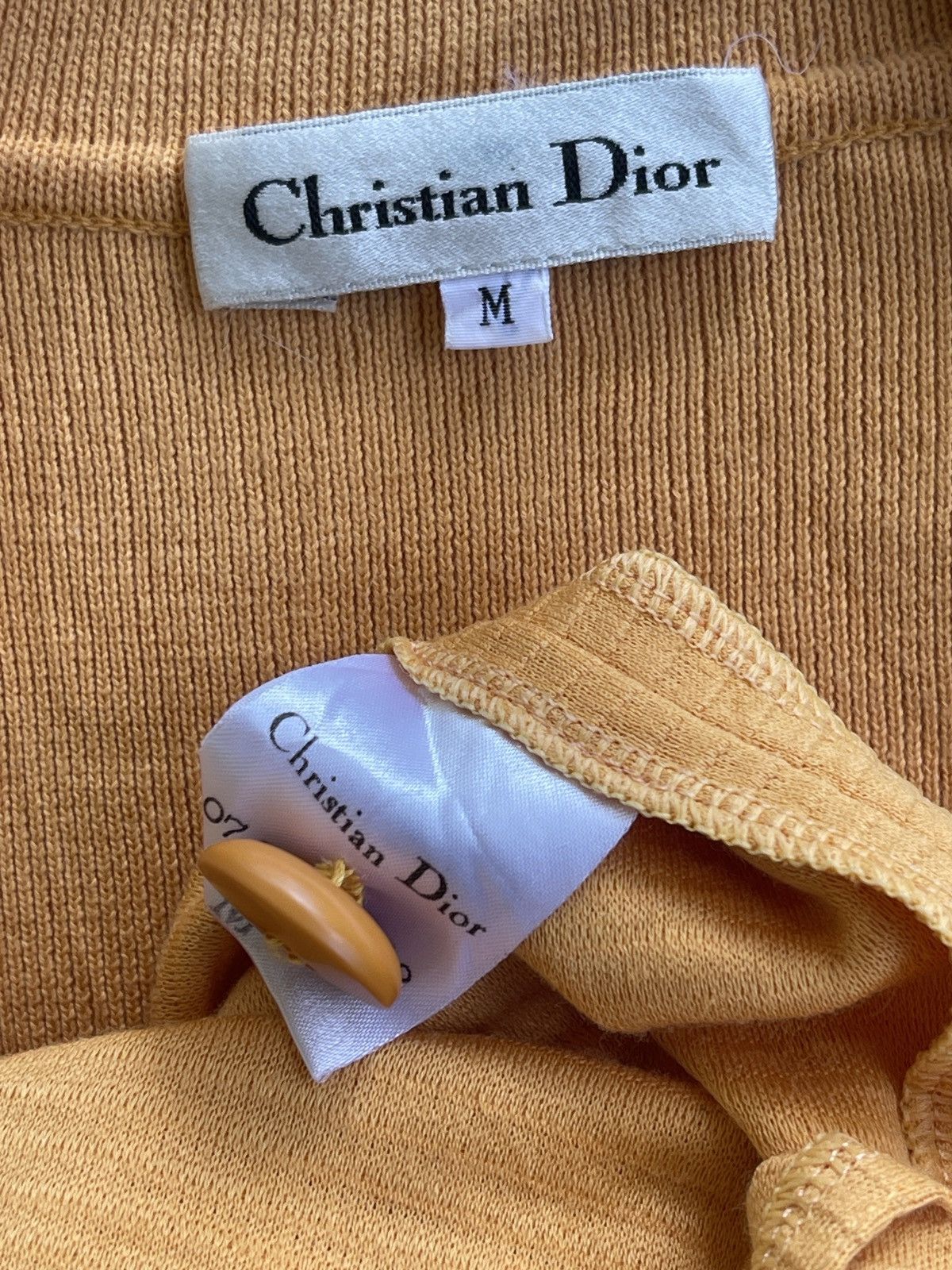 Christian Dior Monsieur Vintage Christian Dior Long Dress Knit Shirt Size M / US 6-8 / IT 42-44 - 7 Thumbnail