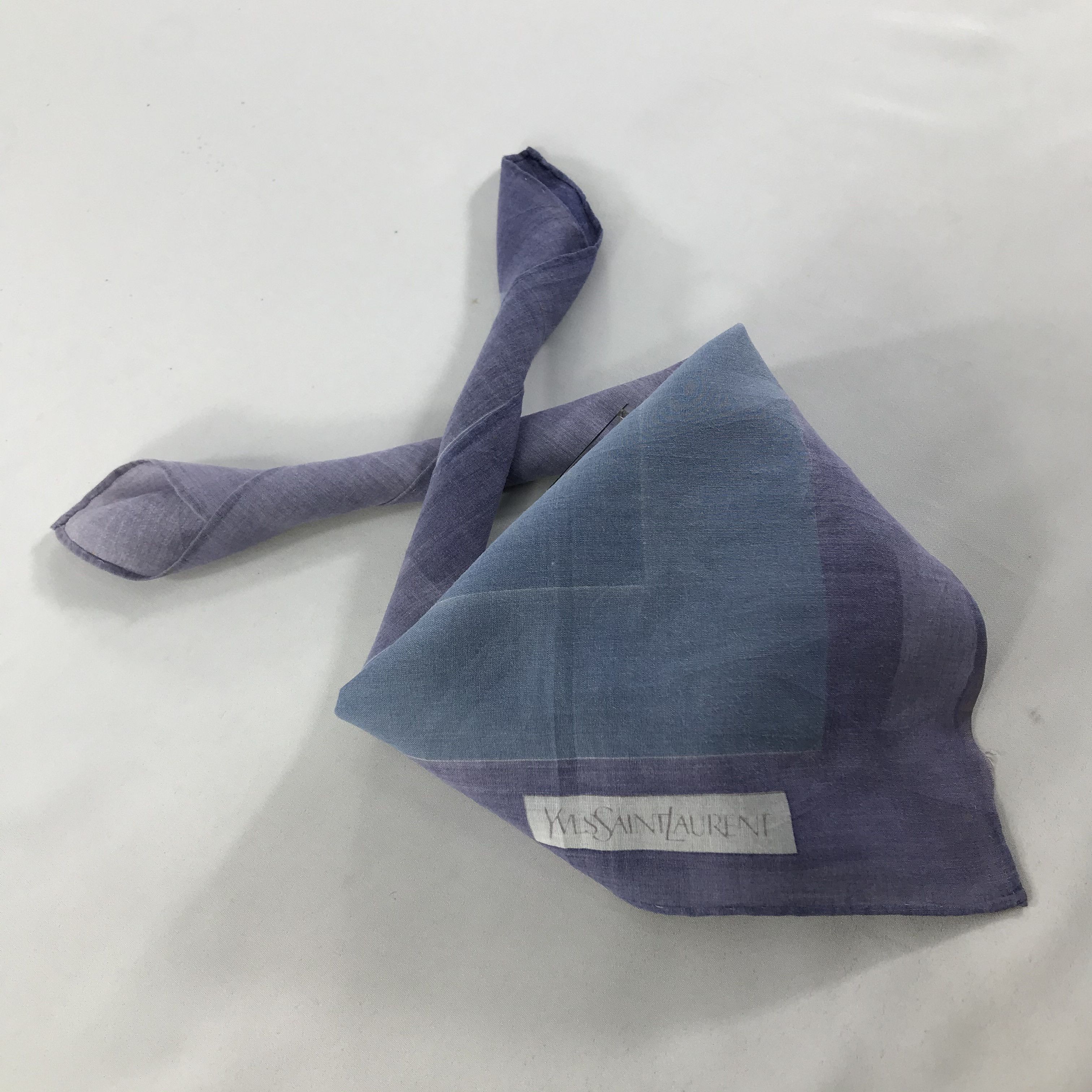 Vintage × Yves Saint Laurent Yves Saint Laurent Bandana / Handkerchief/Neckerchief -S1394 Size ONE SIZE - 5 Thumbnail