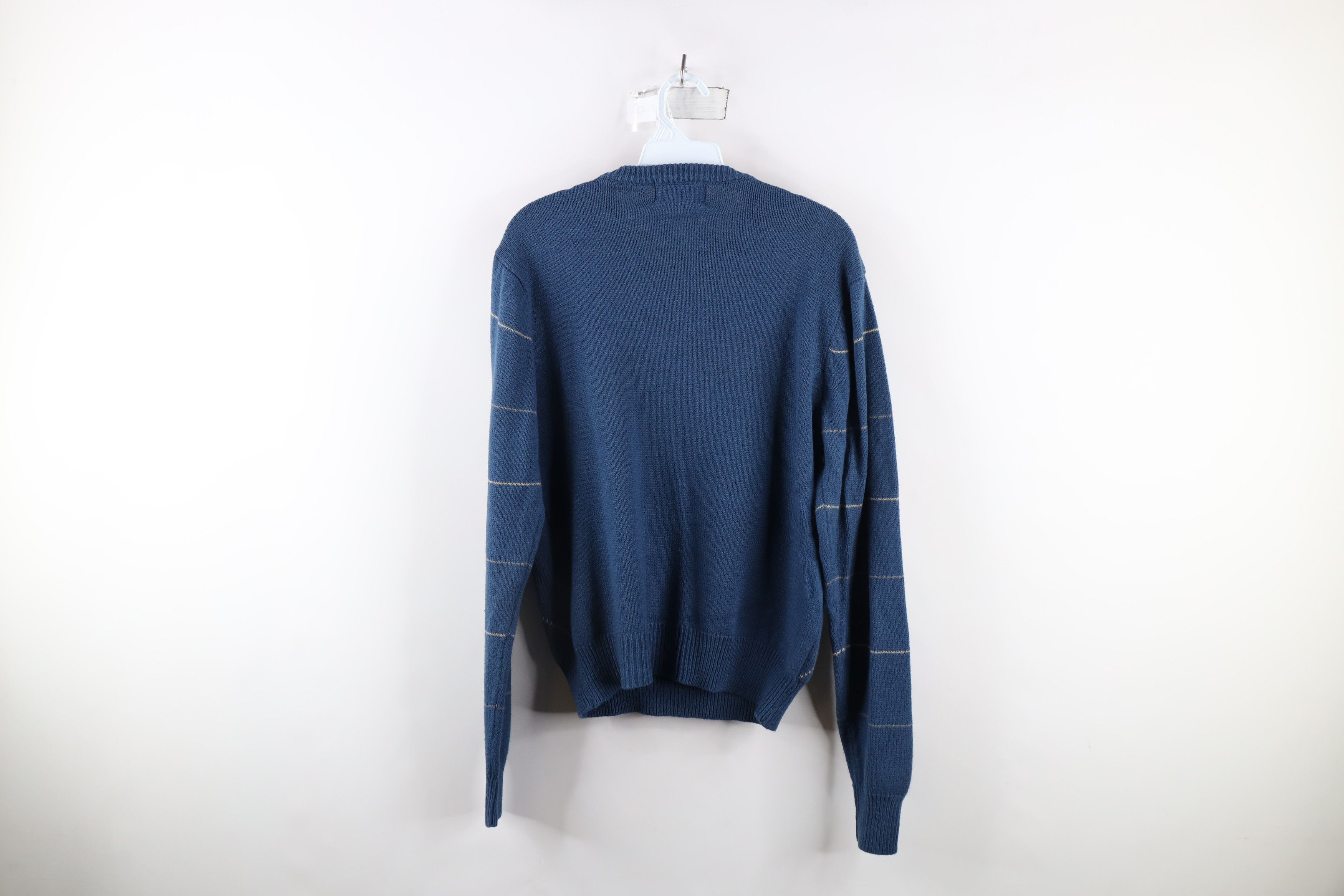 Vintage Vintage 70s Streetwear Diamond Ribbed Knit Crewneck Sweater Size US S / EU 44-46 / 1 - 5 Thumbnail