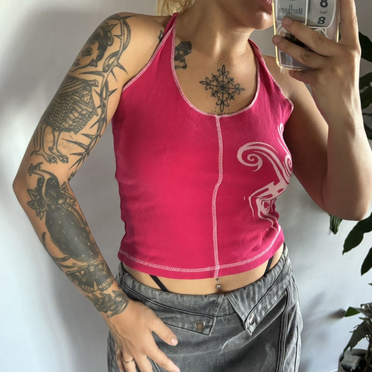 Other × Vintage VINTAGE Y2K TRIBAL PINK TANK TOP Size M / US 6-8 / IT 42-44 - 6 Thumbnail