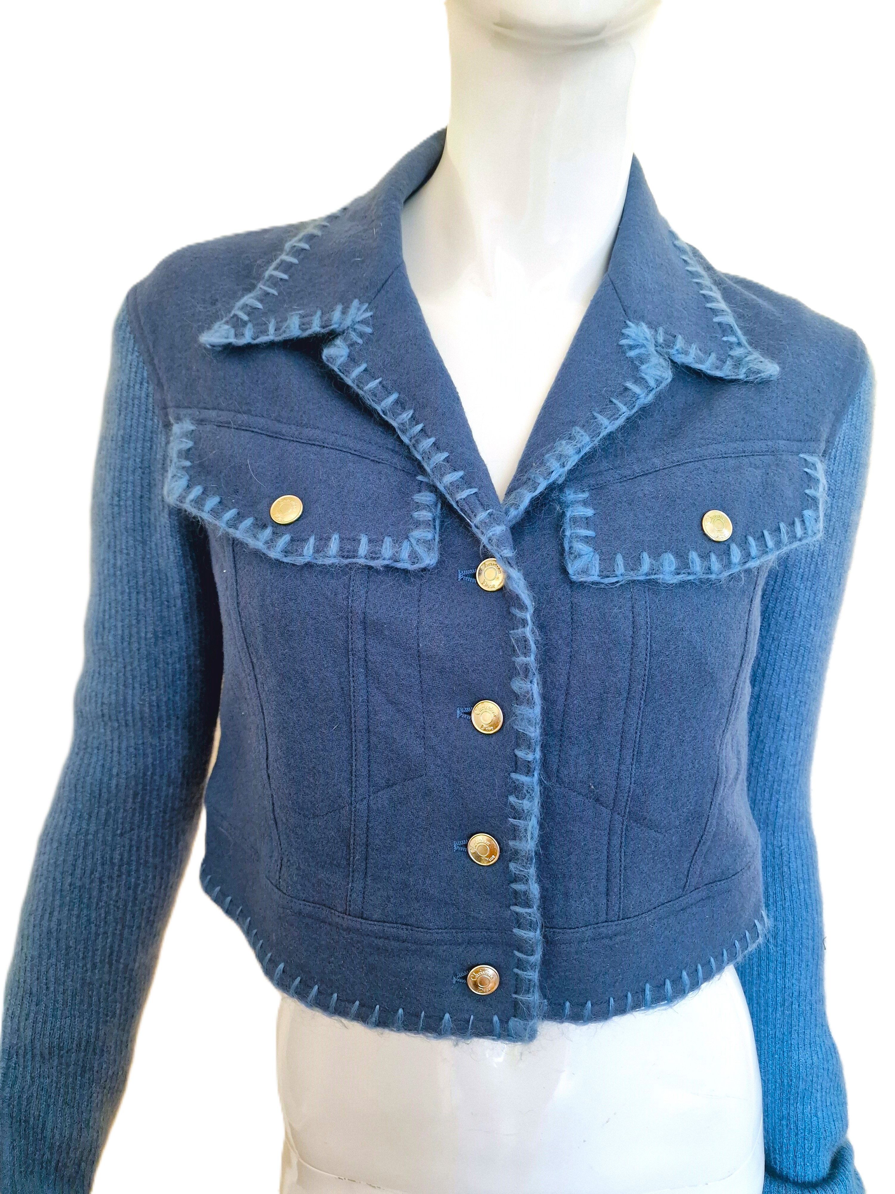Dior Christian Dior John Galliano Horsebit F/W 2000 Saddle Jacket Size M / US 6-8 / IT 42-44 - 11 Thumbnail
