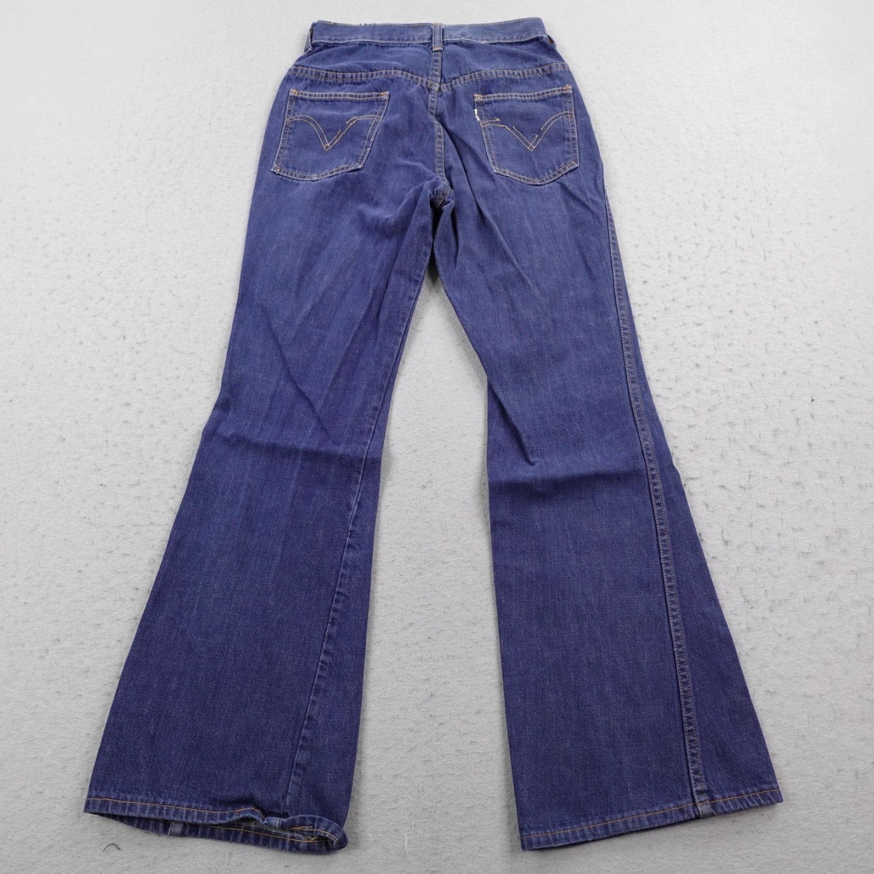 Levi's VINTAGE Levi's Jeans Womens 24x28 Blue DenimBootcut Flare White Tab Big E 70s Size 28" / US 6 / IT 42 - 5 Thumbnail