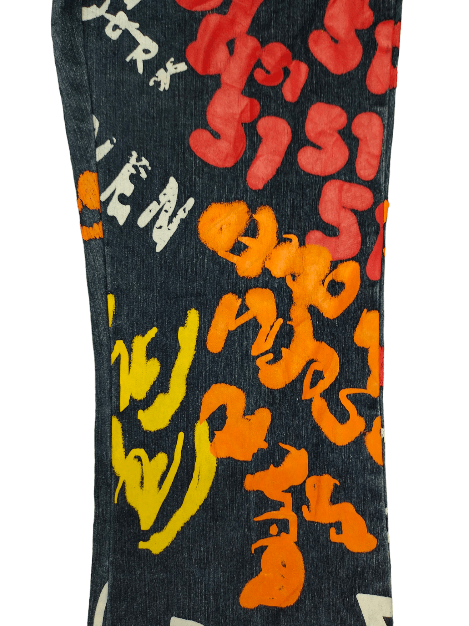 Hysteric Glamour Flare Jeans Neeso Fullprint Bootcut Y2k Goa Jpg Hysterics Size US 32 / EU 48 - 6 Thumbnail