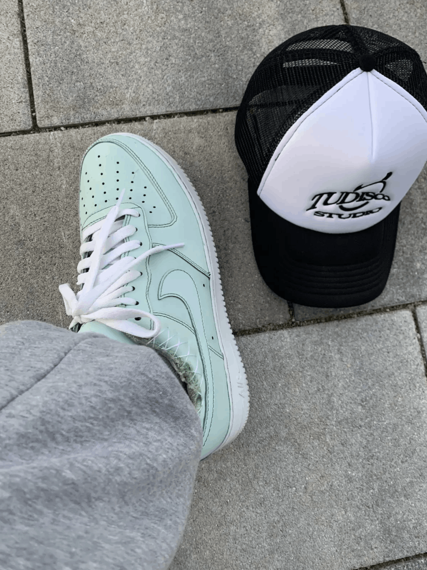 Nike Stealboyz Nike Air Force 1 Custom Mint Green Y2k AF1 US10.5 Size US 10.5 / EU 43-44 - 2 Thumbnail