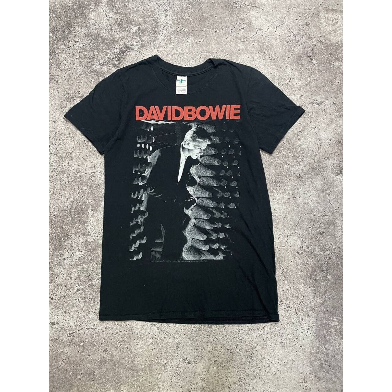 Band Tees × Vintage Vintage David Bowie Black Graphic T-Shirt S Size US S / EU 44-46 / 1 - 1 Thumbnail