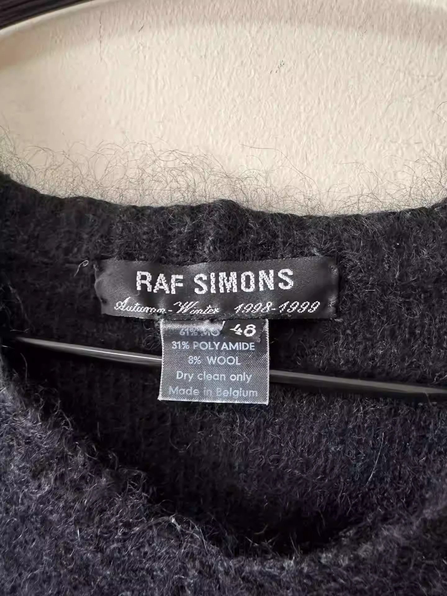 Raf Simons Raf Simons 1998-1999AW mohair knit archive-2505 Size US M / EU 48-50 / 2 - 4 Thumbnail