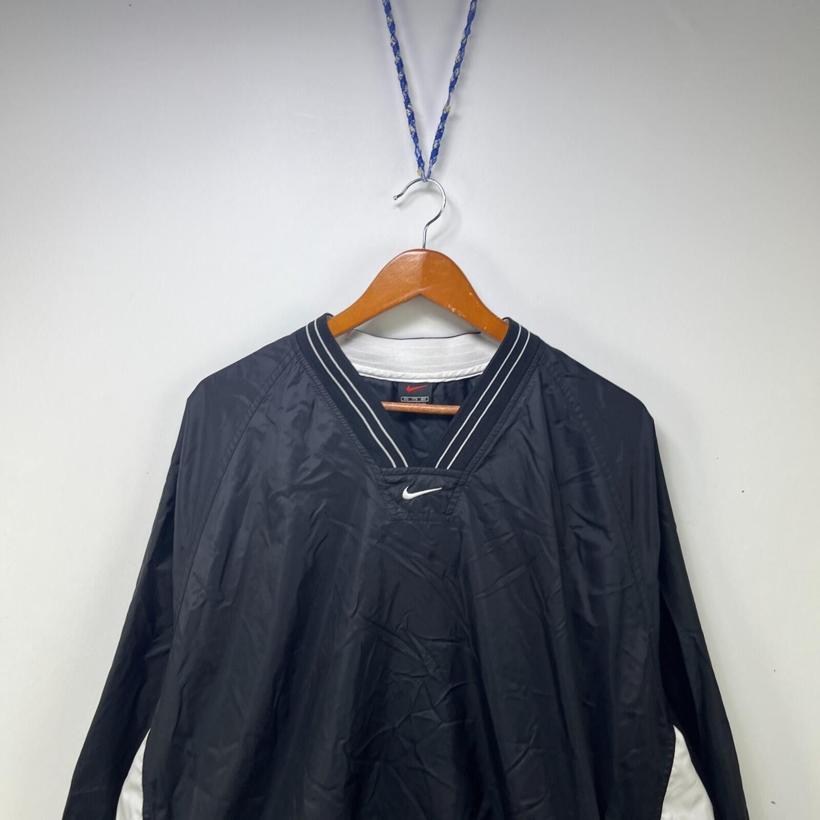 Nike Vintage 90s Nike Mid Swoosh Pullover Windbreaker 2XL Size US XXL / EU 58 / 5 - 2 Thumbnail