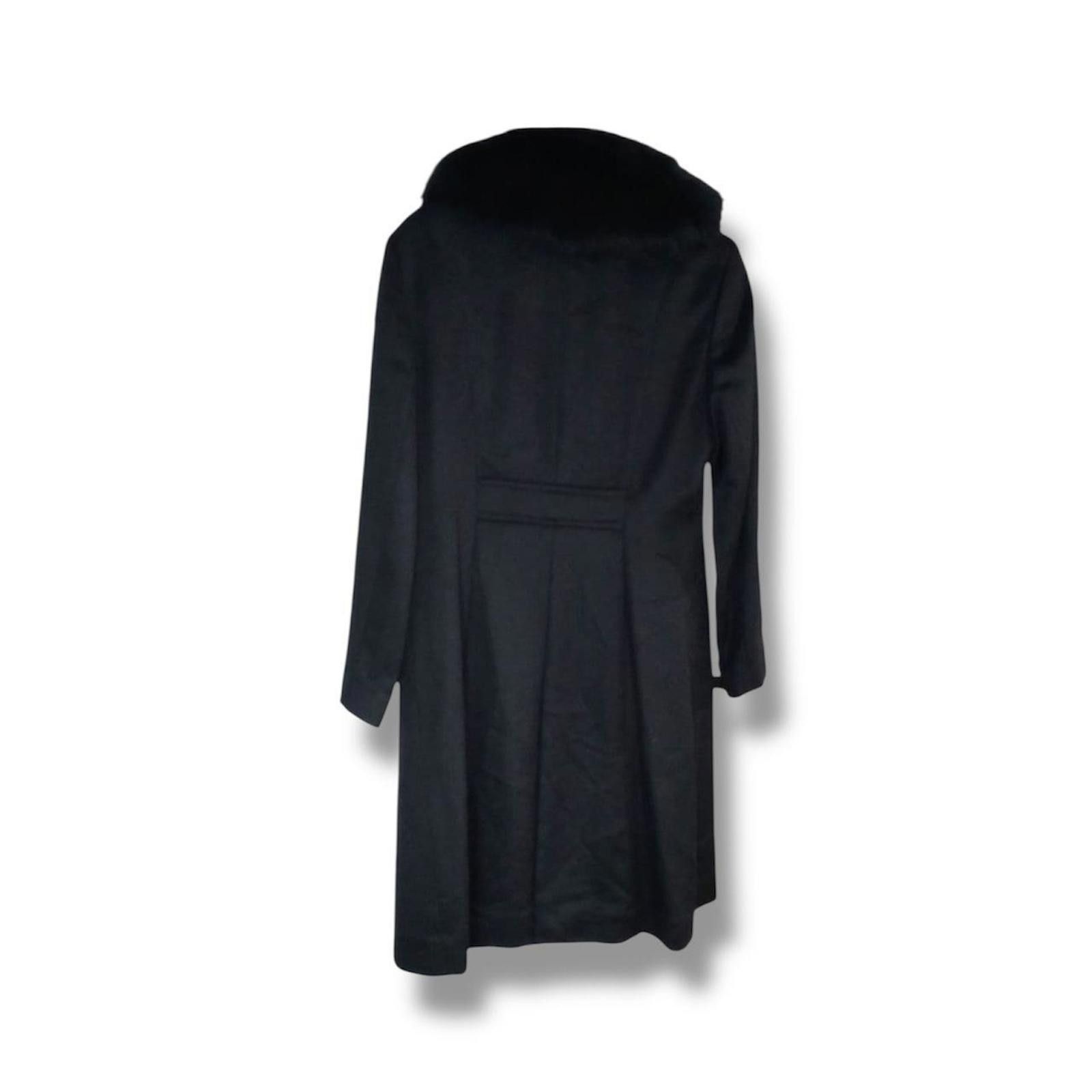 Other Real wool and fox fur whimsy goth wool coat jacket Size XS / US 0-2 / IT 36-38 - 2 Thumbnail