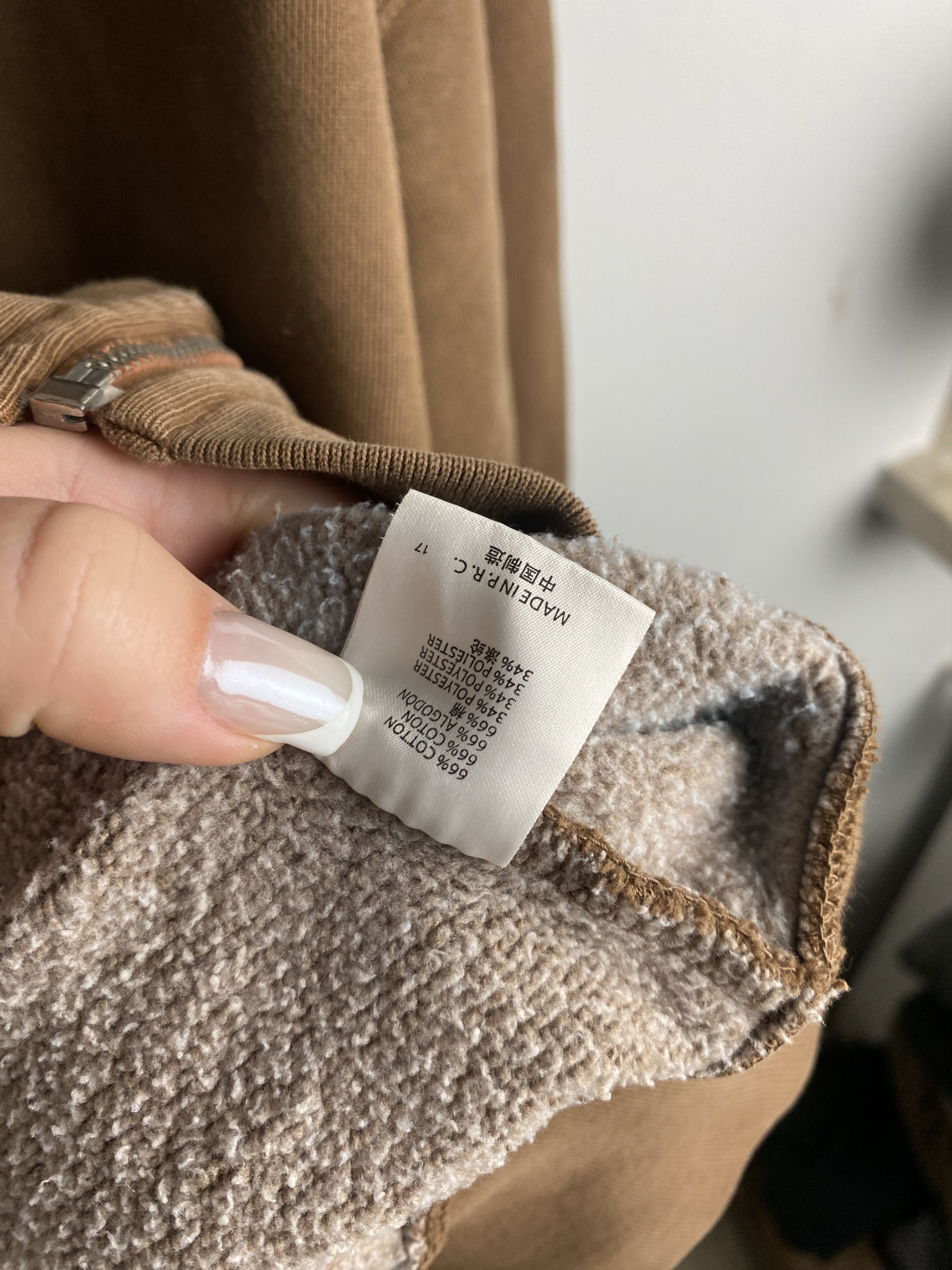 Other Brandy Melville oversized thick heavyweight zip-up hoodie Size US XL / EU 56 / 4 - 5 Thumbnail