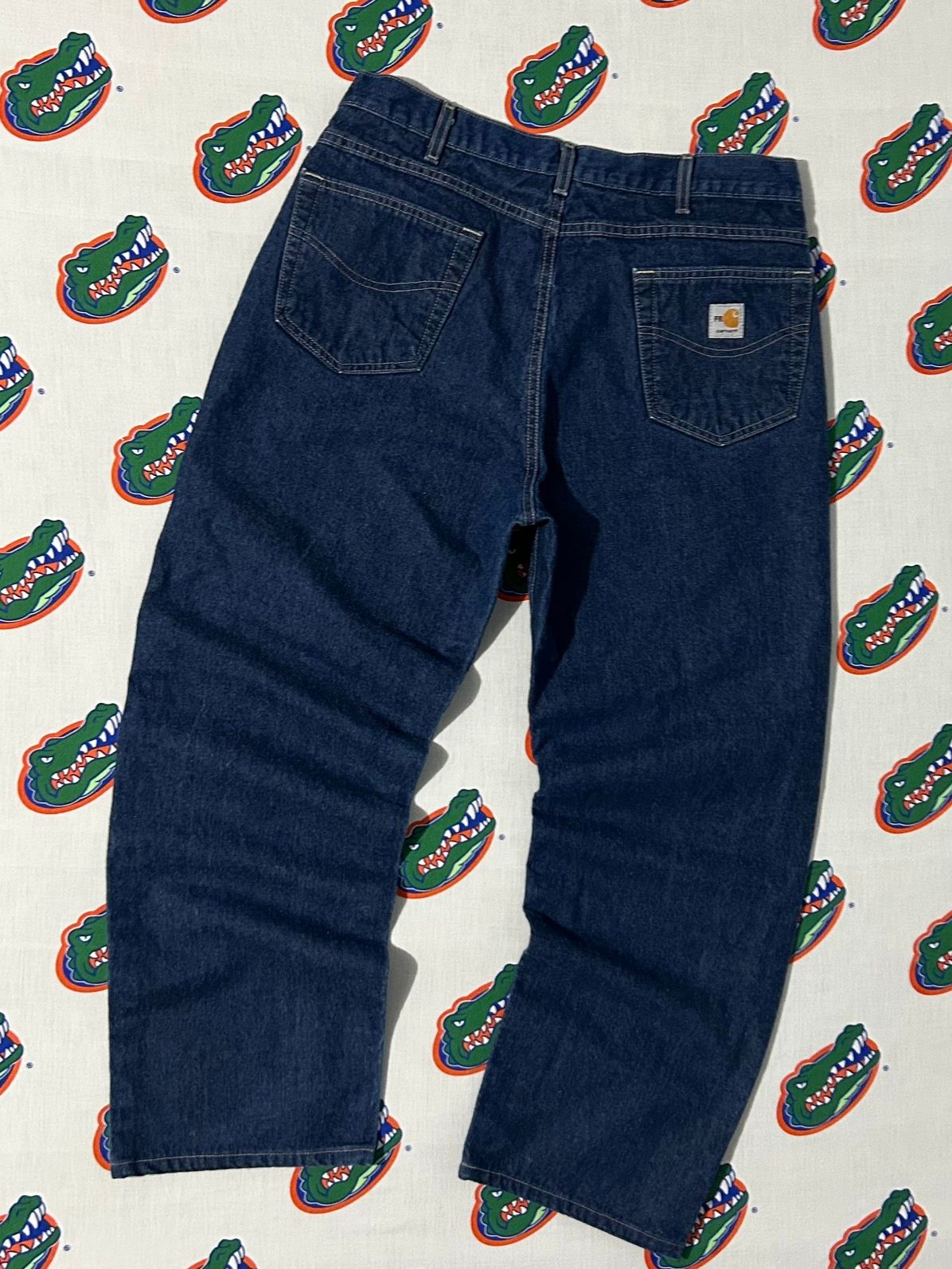 Vintage Mens Vintage Carhartt Fire Resistant Denim Jeans 36 x 30 Size US 36 / EU 52 - 1 Preview