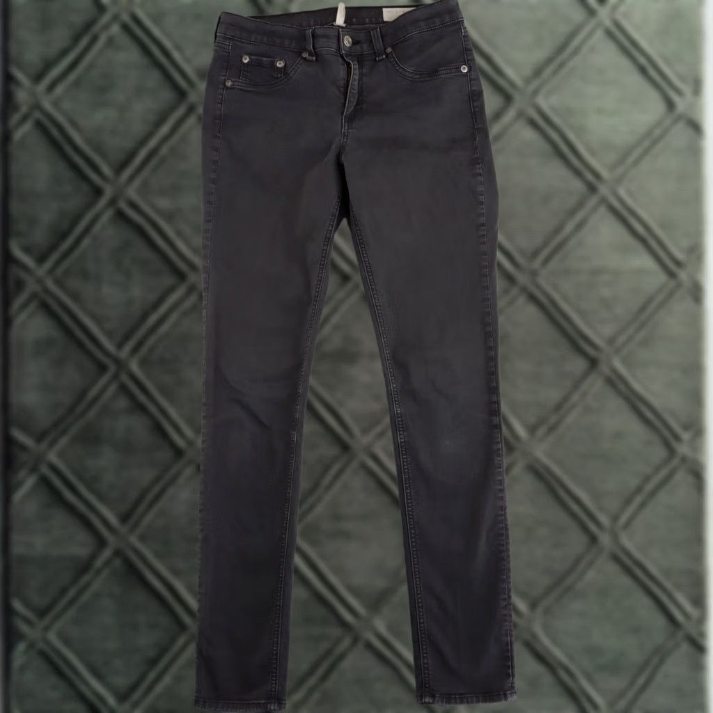 Rag & Bone rag & bone JEAN Women's Gray Charcoal Legging Jeans Size 28 28x28 Size 28" / US 6 / IT 42 - 1 Thumbnail