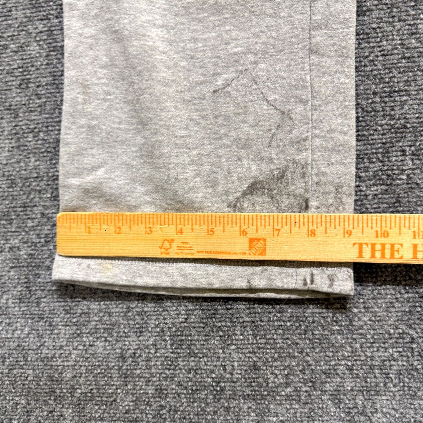 Vintage Cuffy's Sweatpants Women's Large Cotton Blend Gray Lounge Stained Track Pants Ladies L Gray Size 36" / US 14 / IT 50 - 6 Thumbnail