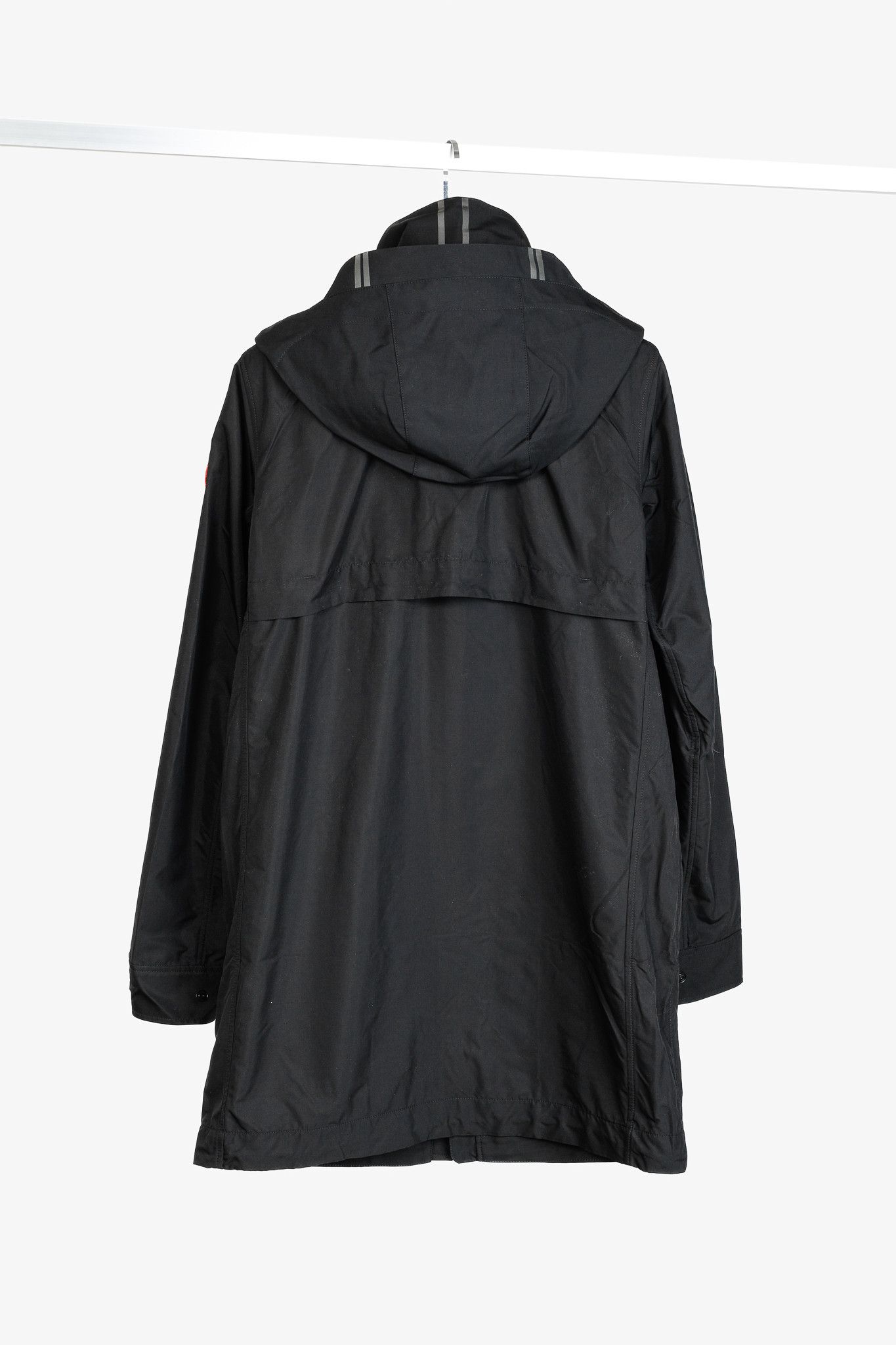 Canada Goose Canada Goose Crew Trench Black Zip Rain Jacket Size US M / EU 48-50 / 2 - 2 Thumbnail