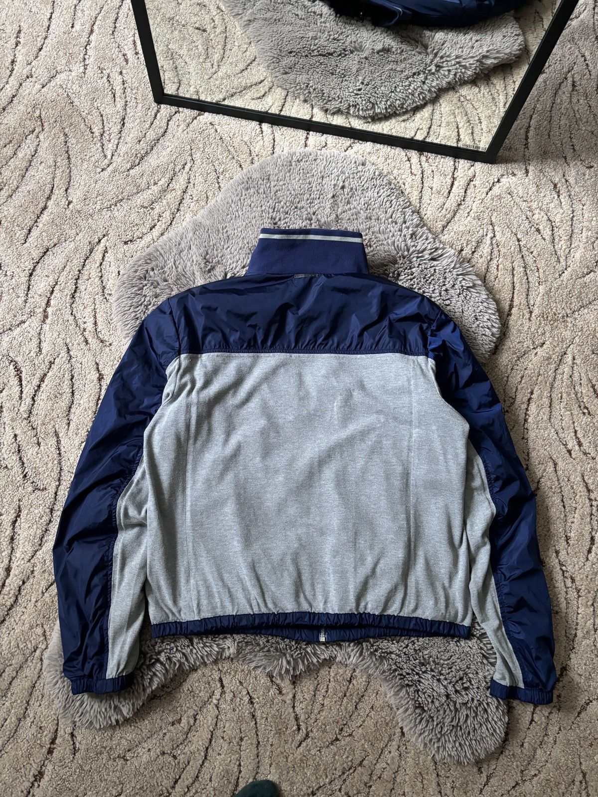 Prada × Vintage Prada jacket vintage red tab double side nylon blue bomvers Size US L / EU 52-54 / 3 - 7 Thumbnail
