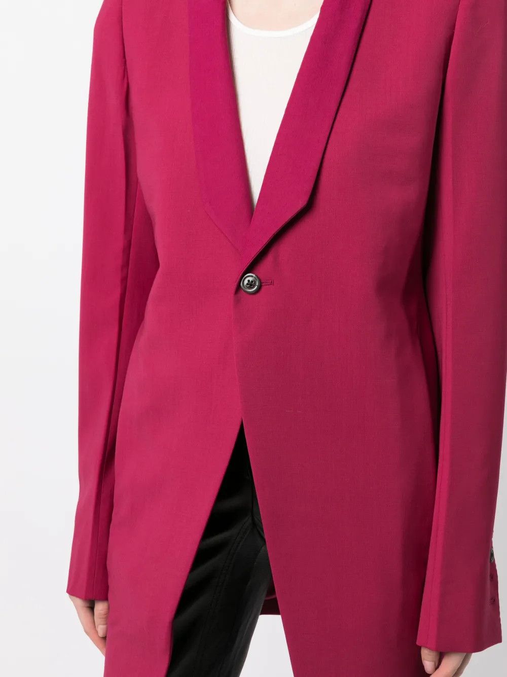 Rick Owens o1y0126 Blazer in Garnet Size S / US 4 / IT 40 - 2 Thumbnail
