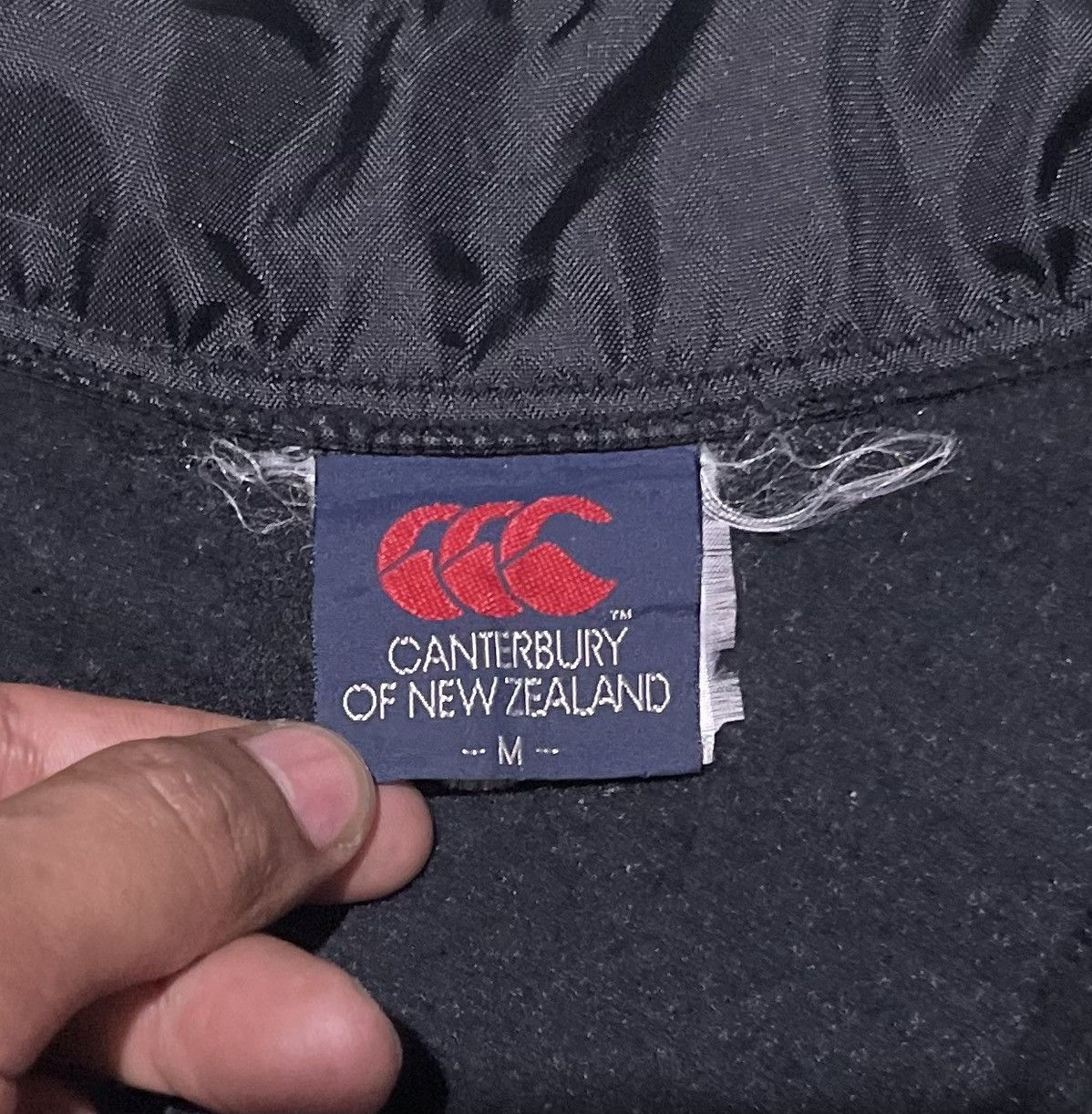 Canterbury of New Zealand × Vintage Canterbury of New Zealand Jacket - Black/Grey Adjustable Fit Size US M / EU 48-50 / 2 - 3 Thumbnail