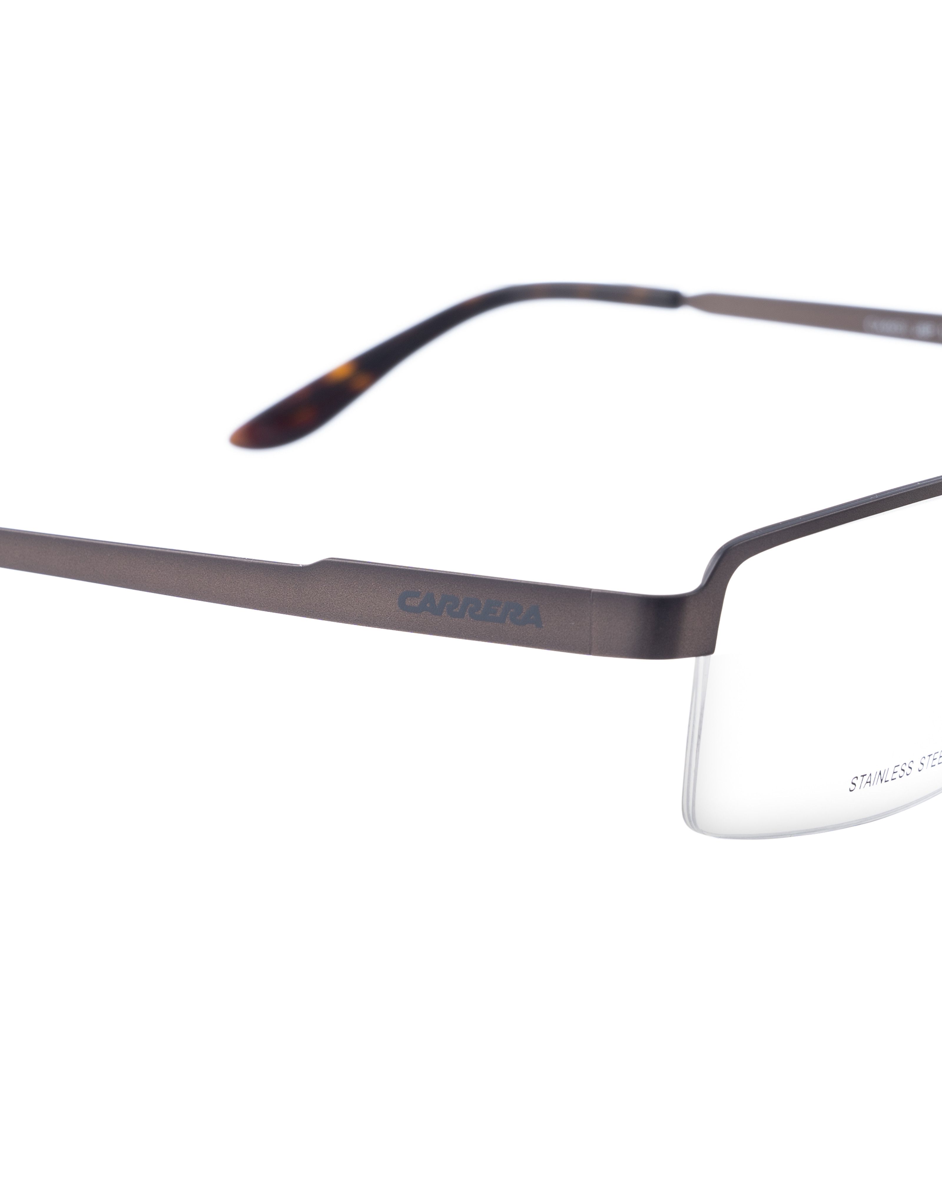 Carrera Carrera 00s Half Rim Brown Thin Glasses Size ONE SIZE - 3 Thumbnail