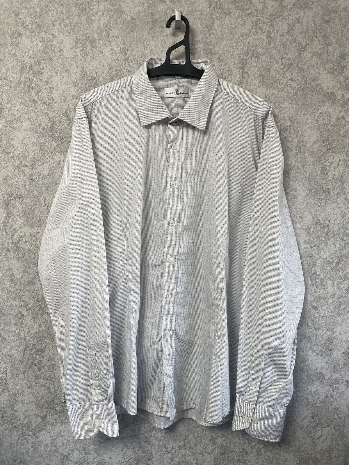 Pierre Balmain Pierre Balmain Paris Long Sleeve Shirt Button Up Size US XL / EU 56 / 4 - 1 Thumbnail