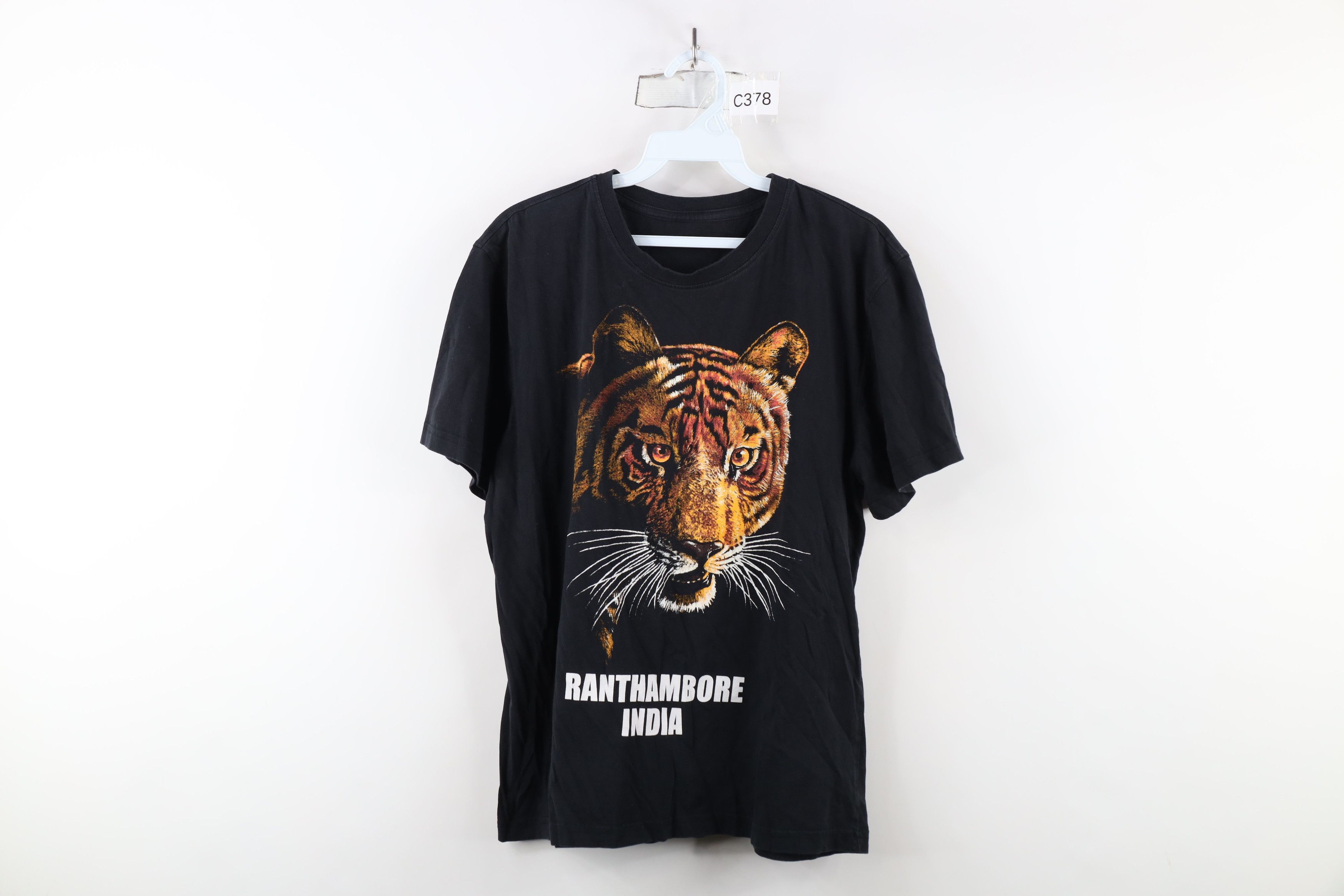 Vintage Vintage Y2K Streetwear Ranthambore India Tiger T-Shirt Black Size M / US 6-8 / IT 42-44 - 1 Thumbnail
