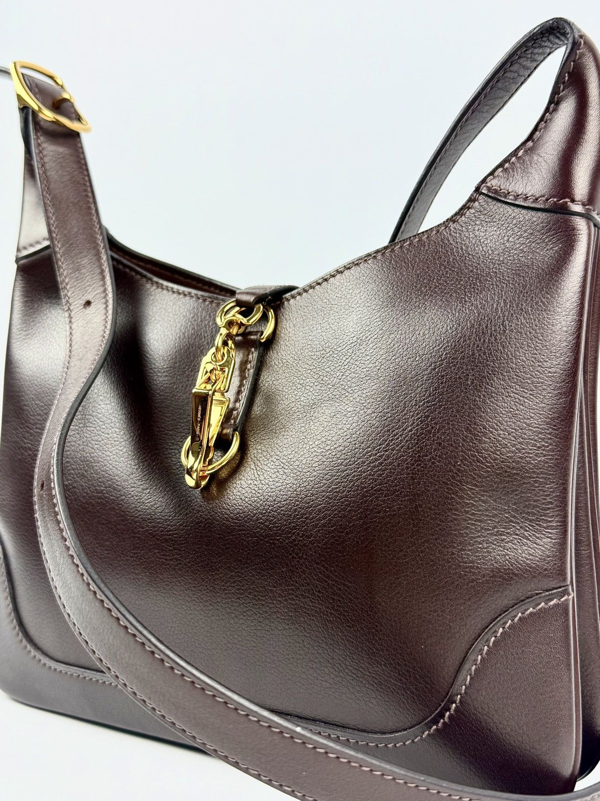 Hermes Hermes - 2020 - Evercolor - Brown & Gold - Trim Duo - 24 Size ONE SIZE - 5 Thumbnail
