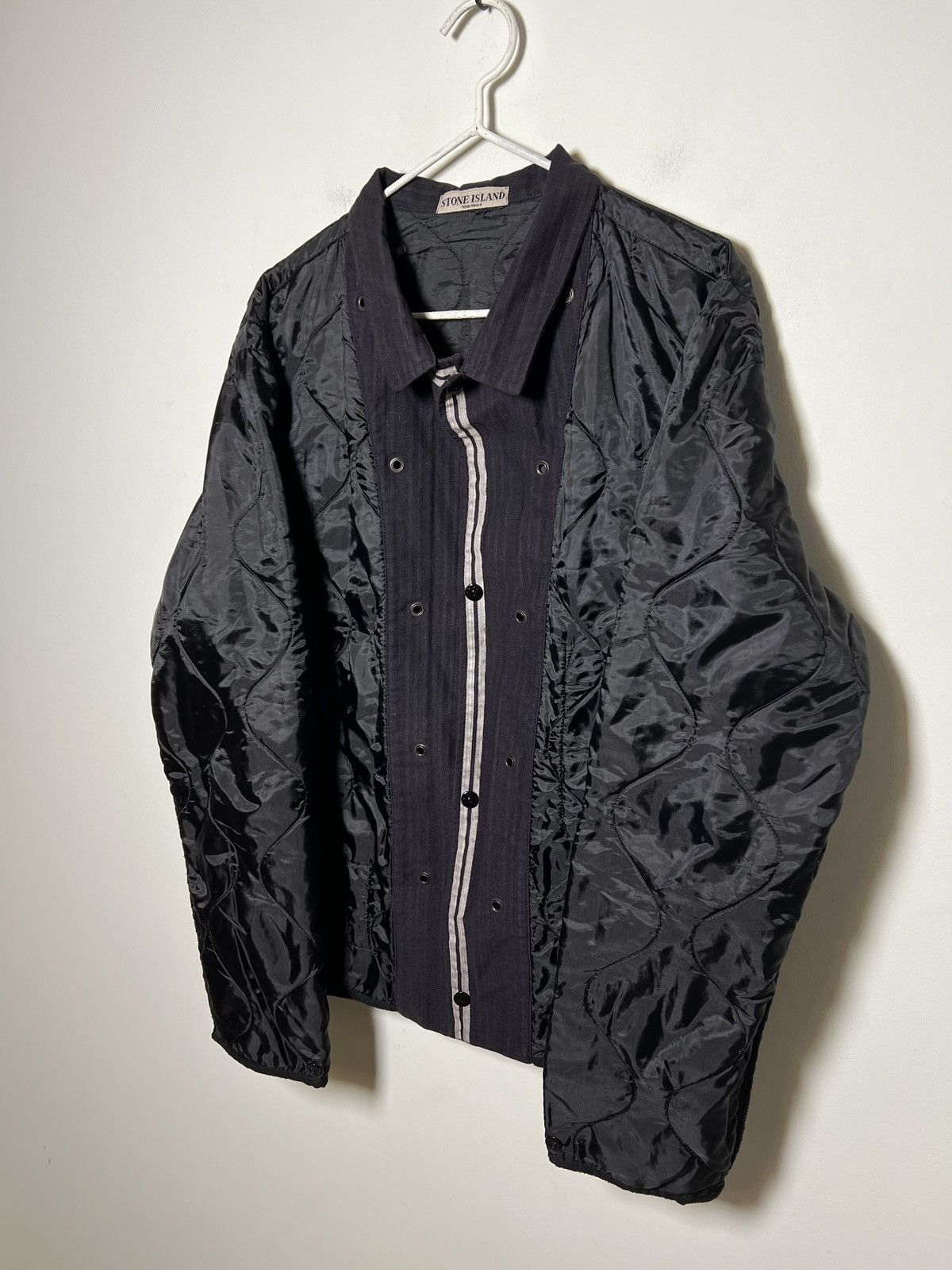 Stone Island stone island y2k quilted liner bomber jacket Size US L / EU 52-54 / 3 - 4 Thumbnail