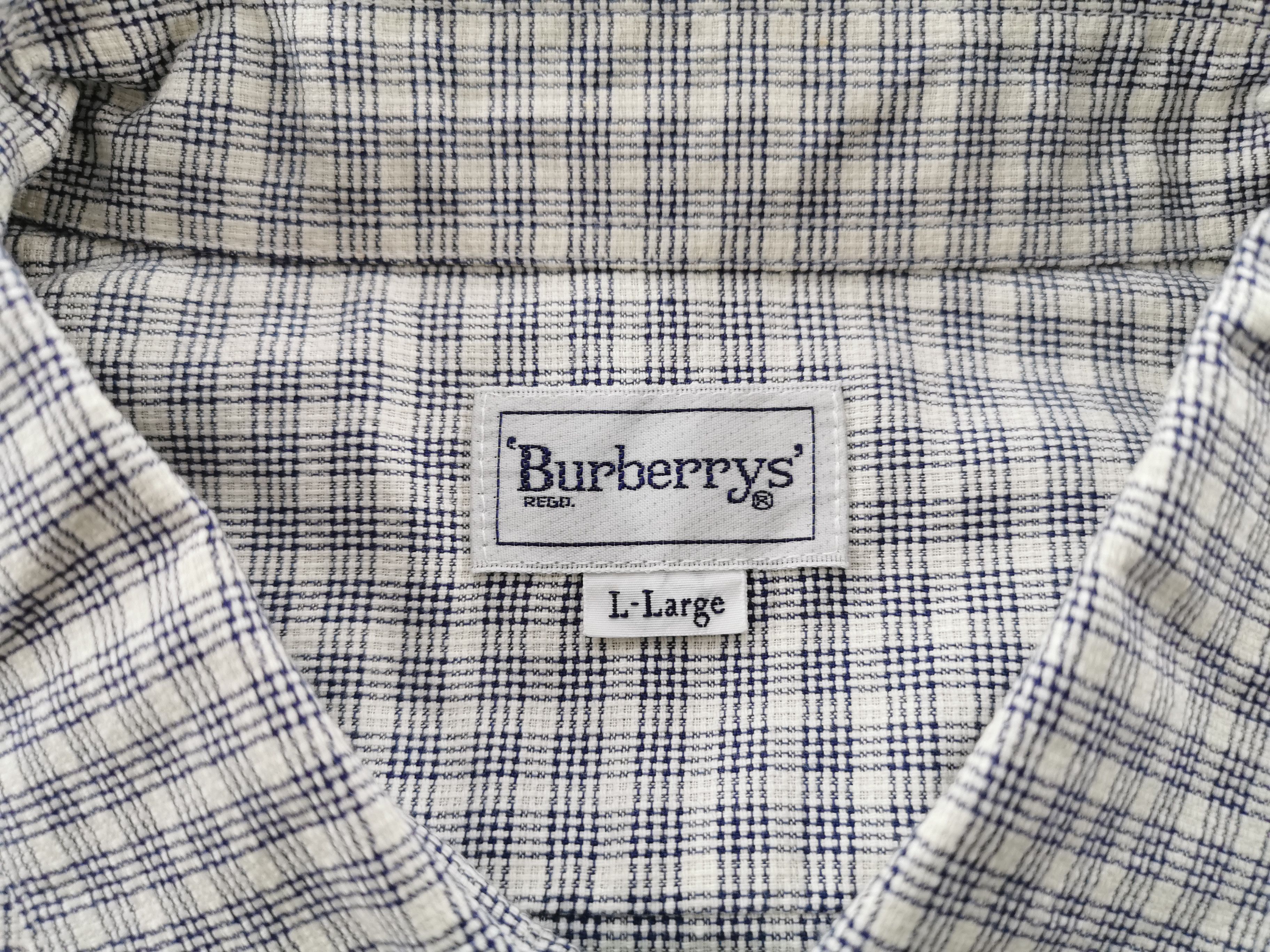 Burberry Vintage 90's Burberry's Button Shirt Made In Japan Size L Size US L / EU 52-54 / 3 - 5 Thumbnail