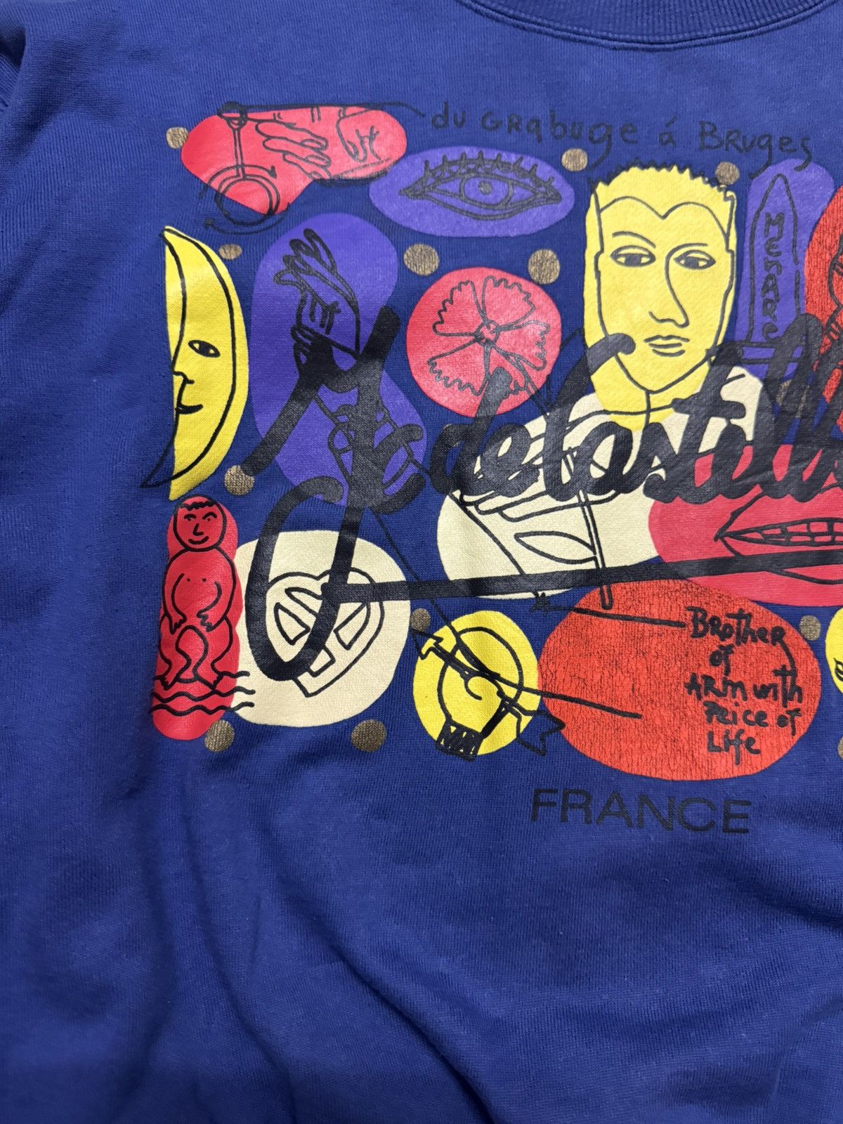 Jean Charles De Castelbajac 💥RARE💥90's JEAN-CHARLES DE CASTELBAJAC SWEATSHIRT ART PRINT Size US M / EU 48-50 / 2 - 5 Thumbnail