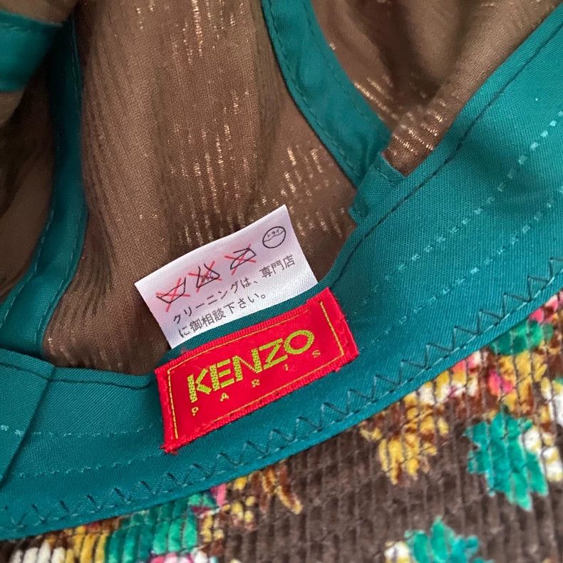 Kenzo KENZO Vintage floral corduroy fisherman's hat Size ONE SIZE - 4 Thumbnail