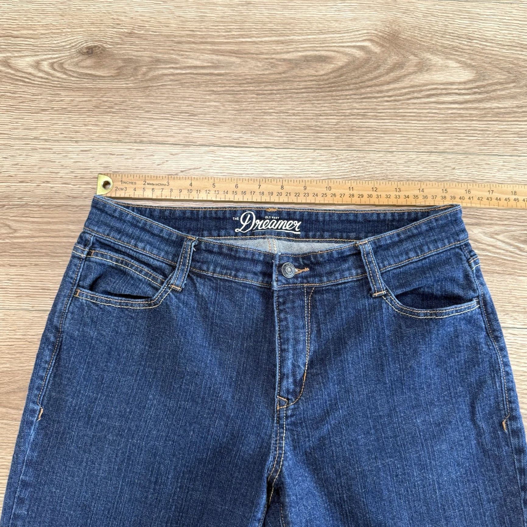 Old Navy VINTAGE Old Navy Women's Jeans Bootcut Mid Rise Regular Size M 30 Blue 90s Size 32" / US 10 / IT 46 - 4 Thumbnail