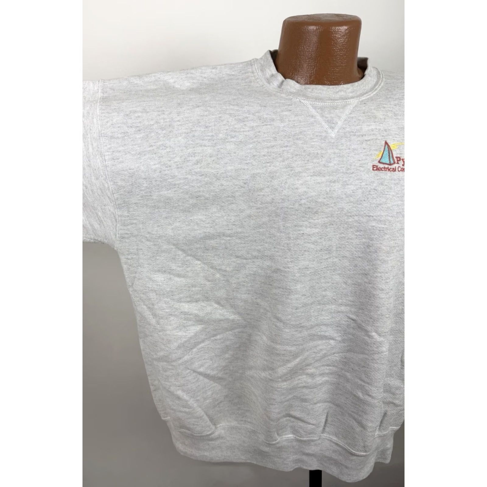 Soffe VINTAGE Soffe Sweatshirt Mens XL Gray Embroidered Crew Neck 90s Grunge Retro Pullover Size US XL / EU 56 / 4 - 4 Thumbnail