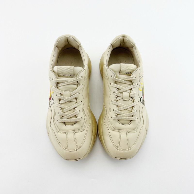 Gucci Gucci Rhyton Logo Dad Shoes for Men - Size US 8 / EU 41 - 2 Thumbnail