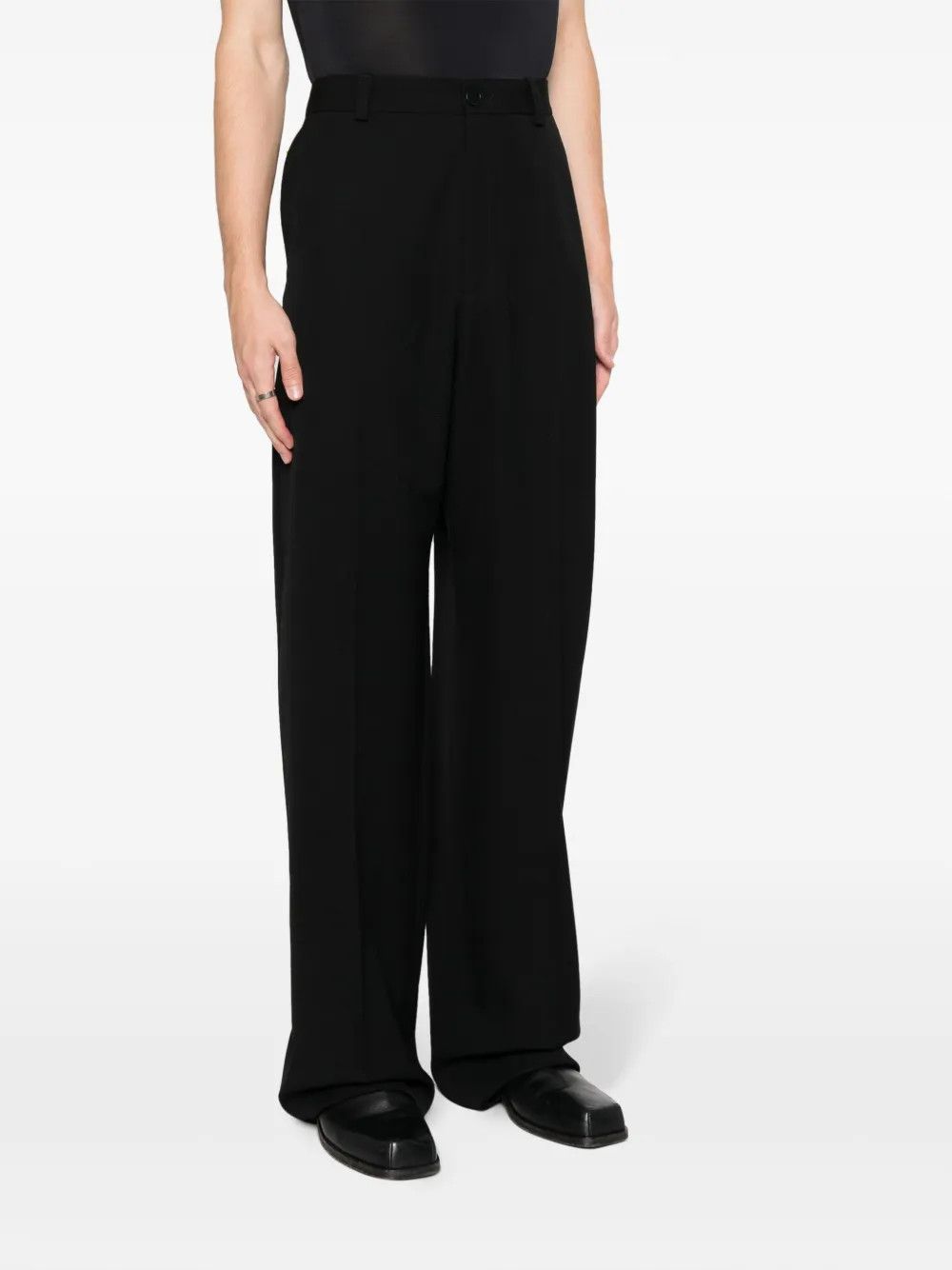 Balenciaga o1y0625 Casual Pant in Black Size 27" / US 4 / IT 40 - 3 Thumbnail