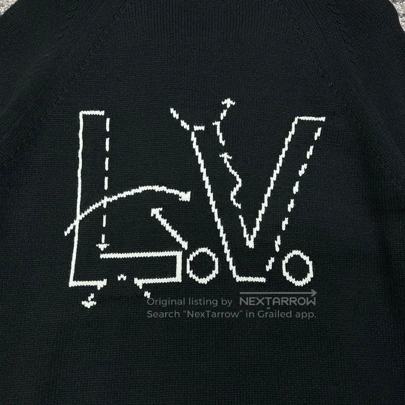 Louis Vuitton Louis Vuitton NBA Signature Black Wool Knit Cardigan sweat Size US XXL / EU 58 / 5 - 6 Thumbnail