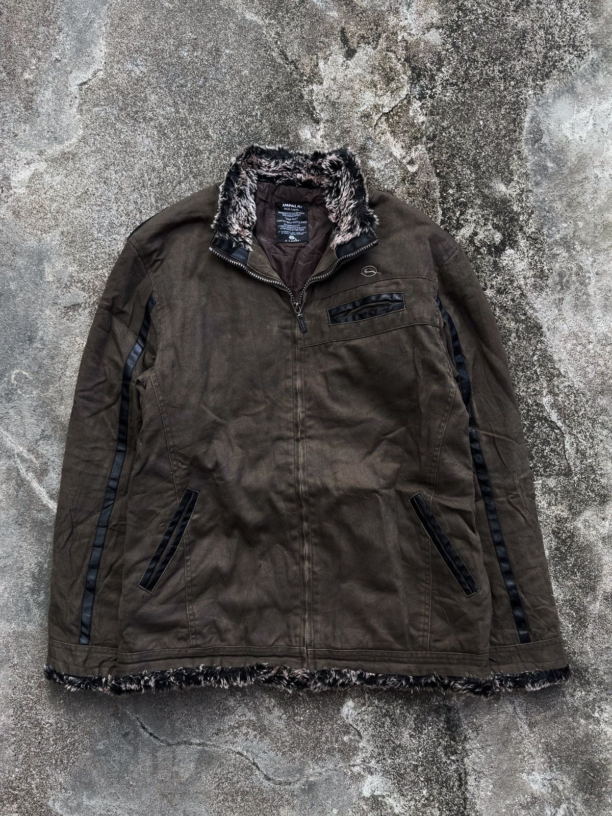 GOSTAR DE FUGA × Japanese Brand × Le Grande Bleu (L.G.B.) Fur jacket Impala ifsixwasnine style Size US L / EU 52-54 / 3 - 1 Thumbnail