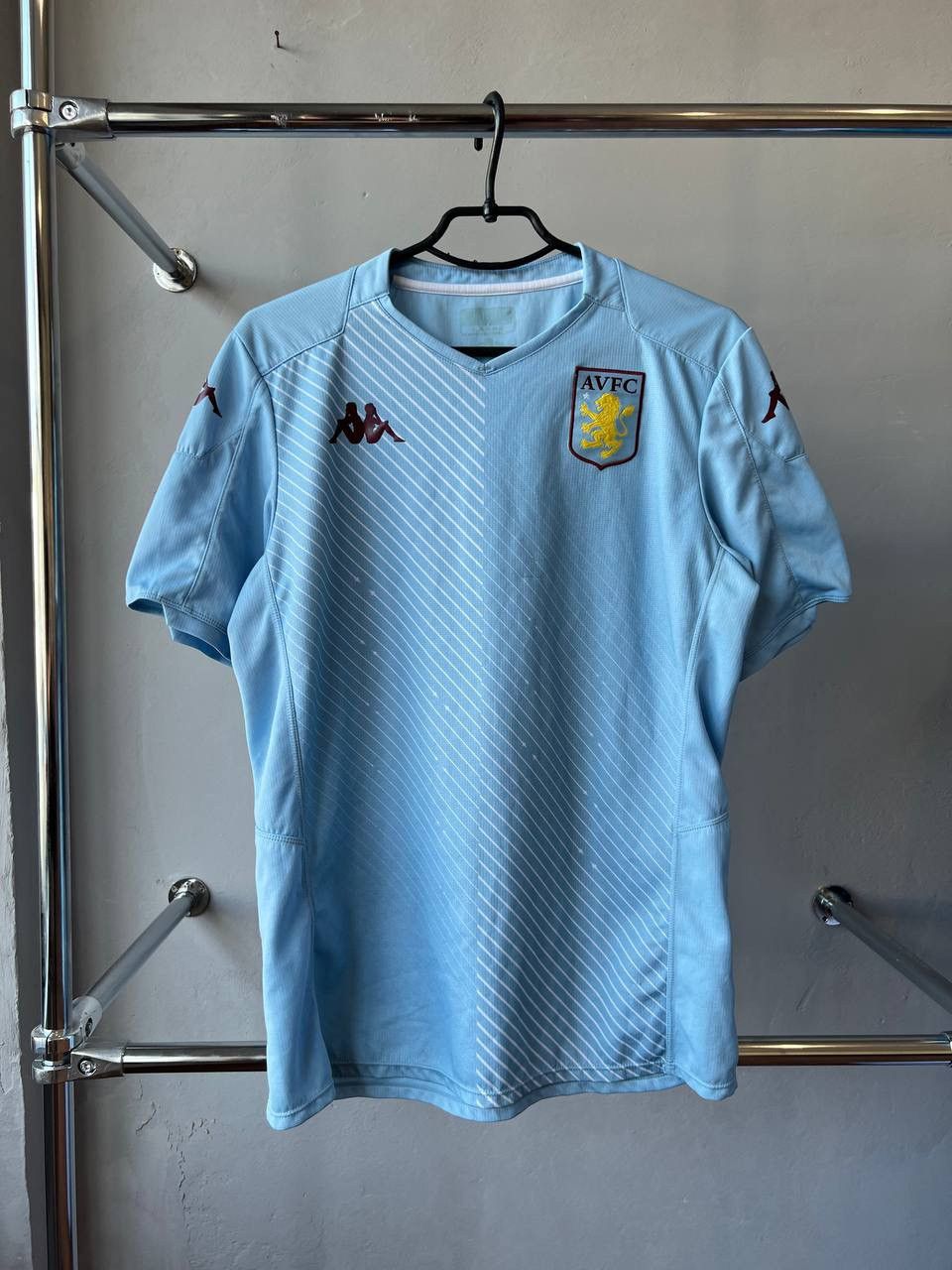 Kappa 2019/20 ASTON VILLA AWAY SOCCER JERSEY FOOTBALL SHIRT SIZE L Size US L / EU 52-54 / 3 - 2 Thumbnail