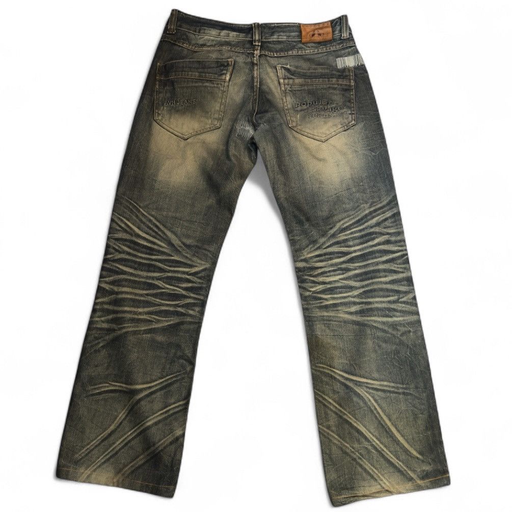 Denim & Co. Vintage 90s Distressed Rusty Denim AVH Custome Size US 32 / EU 48 - 2 Thumbnail