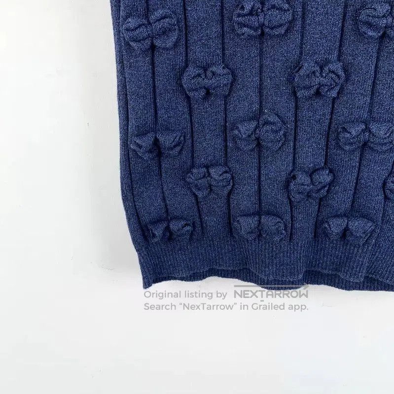 Chanel Chanel Navy Cotton Pullover Sweater for Women . Size XS / US 0-2 / IT 36-38 - 4 Thumbnail