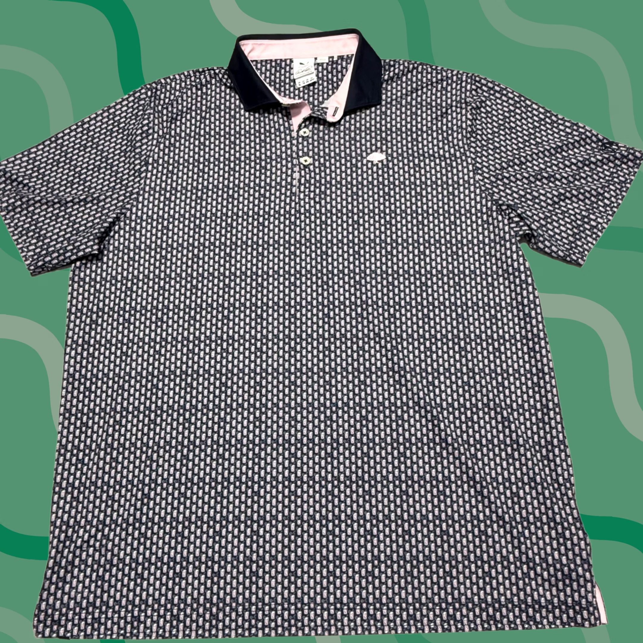 Puma PUMA Polo Shirt Mens XL Golf Lemonade Iced Tea Graphic Print Arnold Palmer Tea Polo Shirt Mens XL Blue Size US XL / EU 56 / 4 - 1 Thumbnail