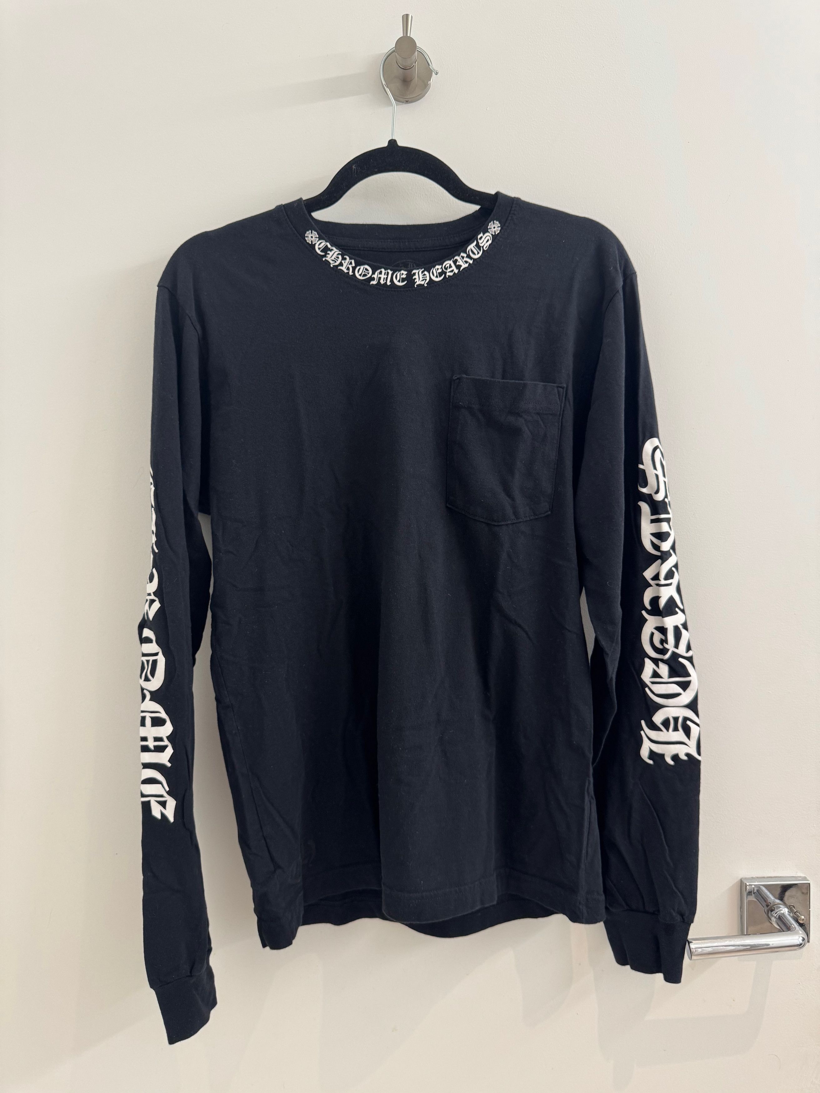 Chrome Hearts 🔥🔥Vtg CHROME HEARTS T Shirt 90s Longsleeve Belton